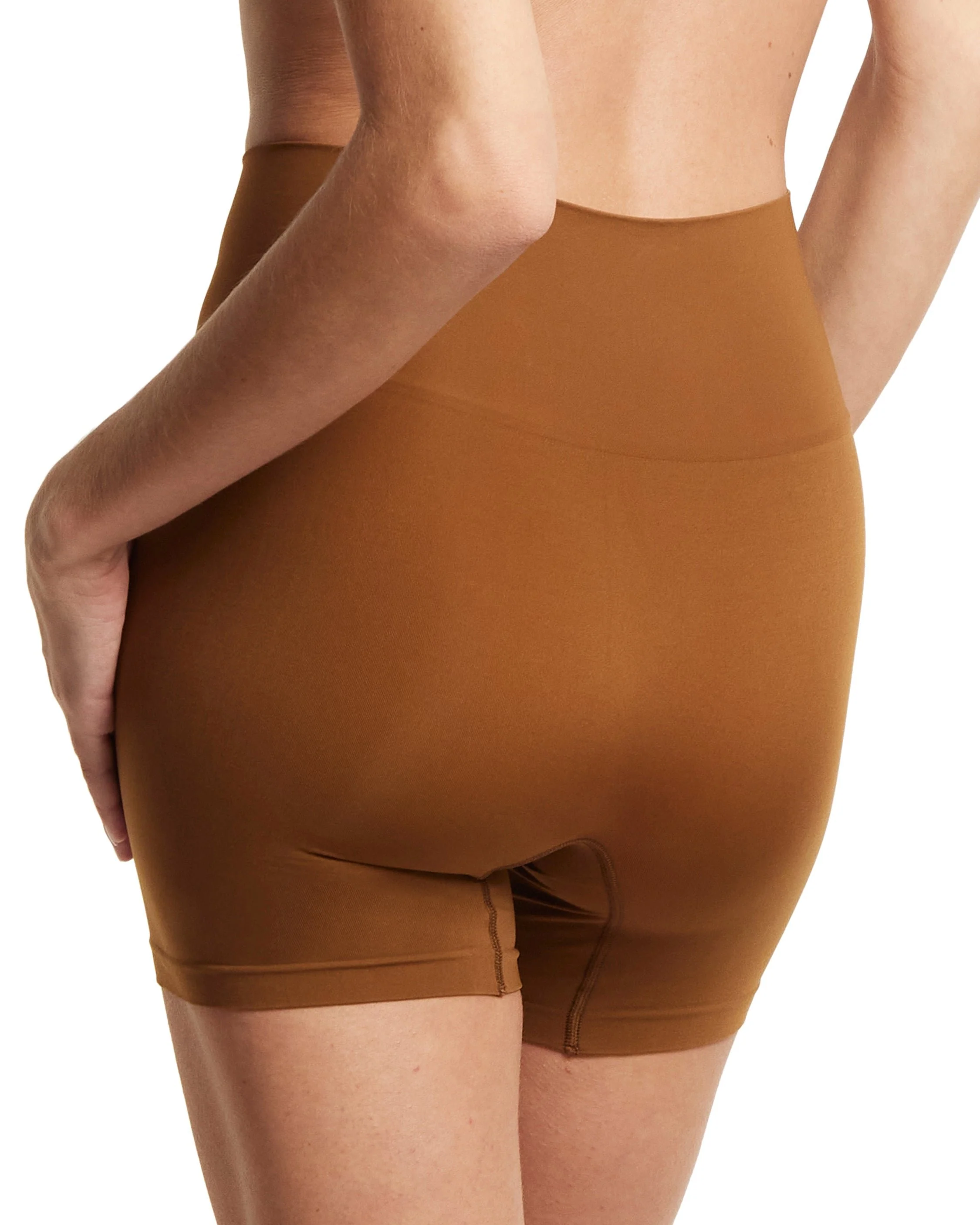Body High Rise Bike Short Macchiato Brown