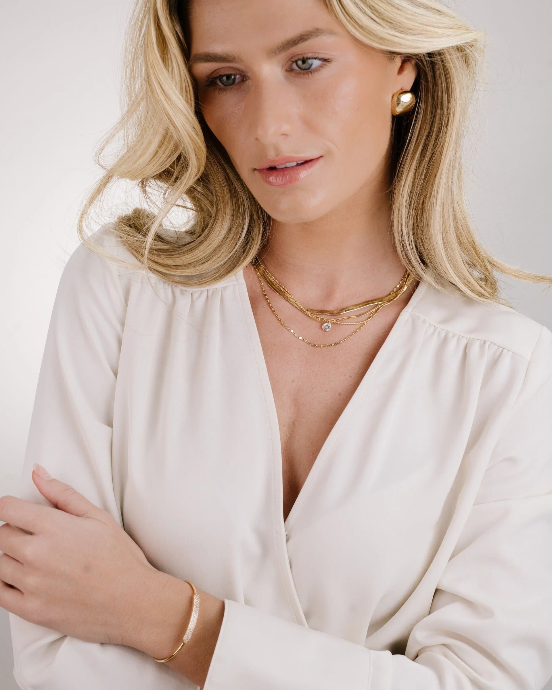 All the Chains Layered Necklace