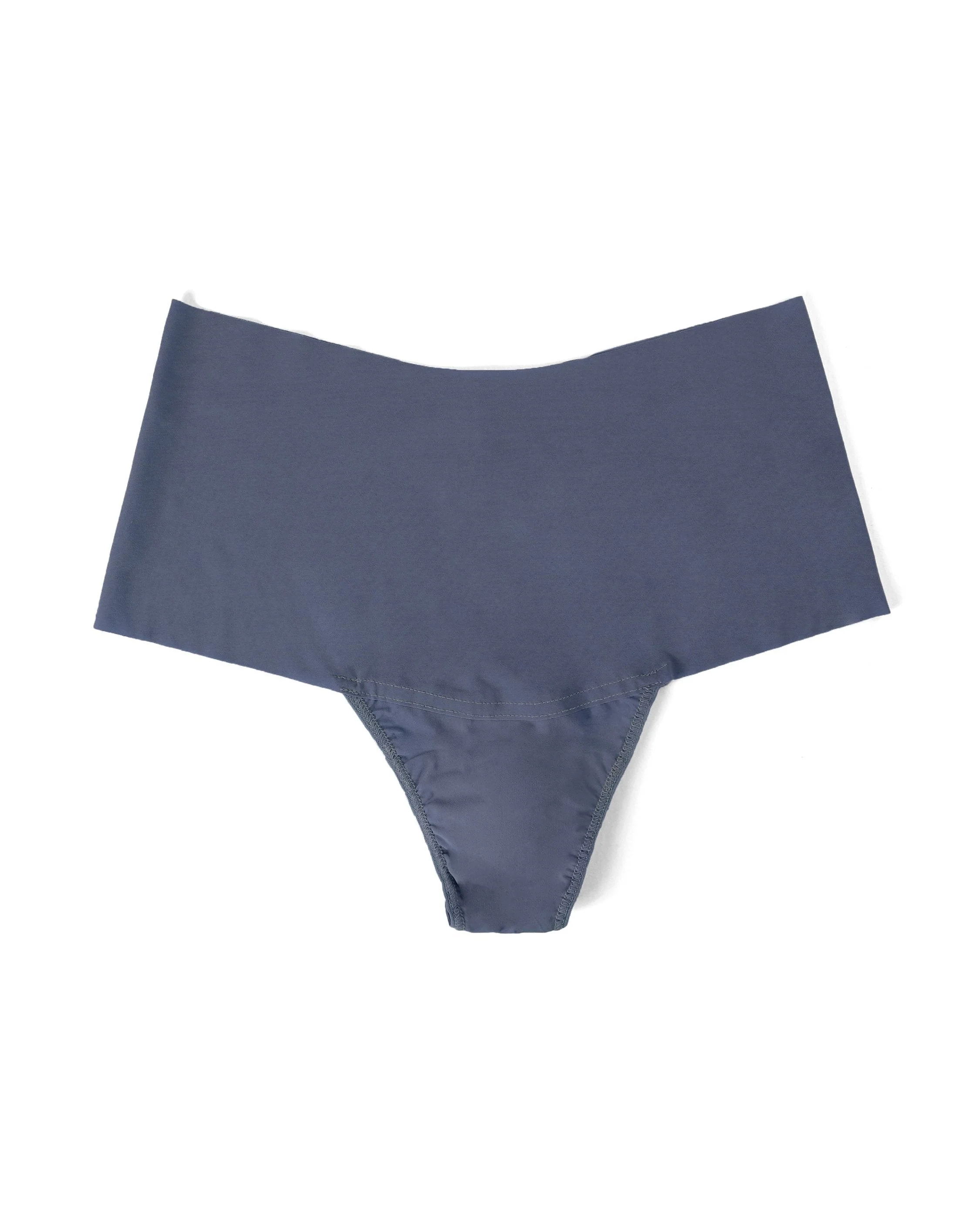 BreatheSoft High Rise Thong Granite Grey