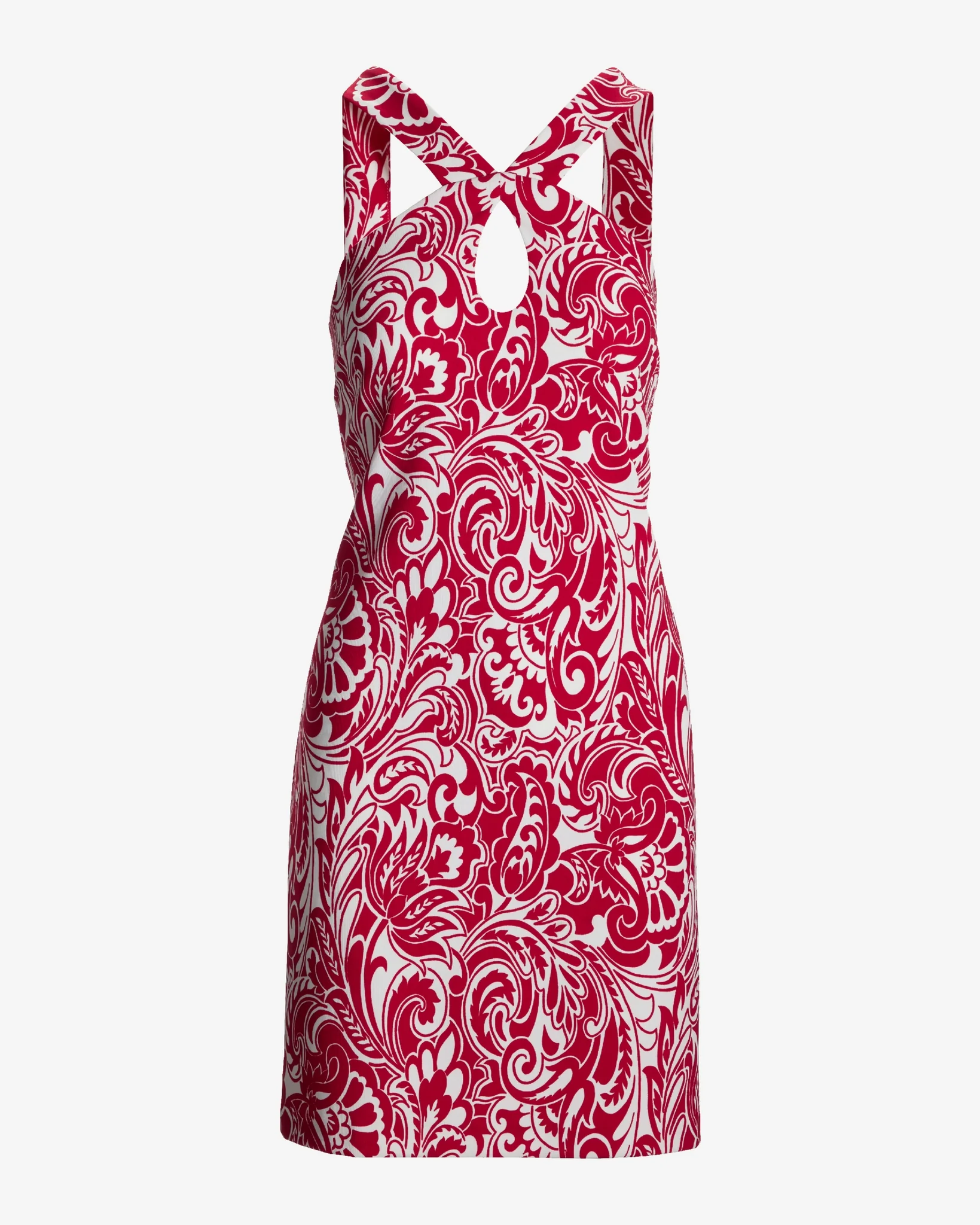 Beyond Travel Print Halter Dress Picnic Paisley