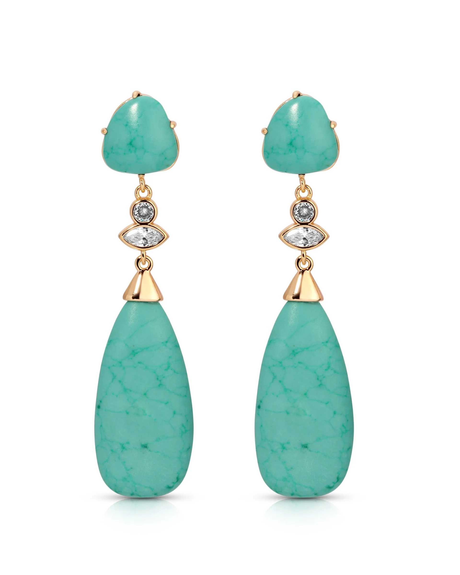 Turquoise Solstice Drop Earrings