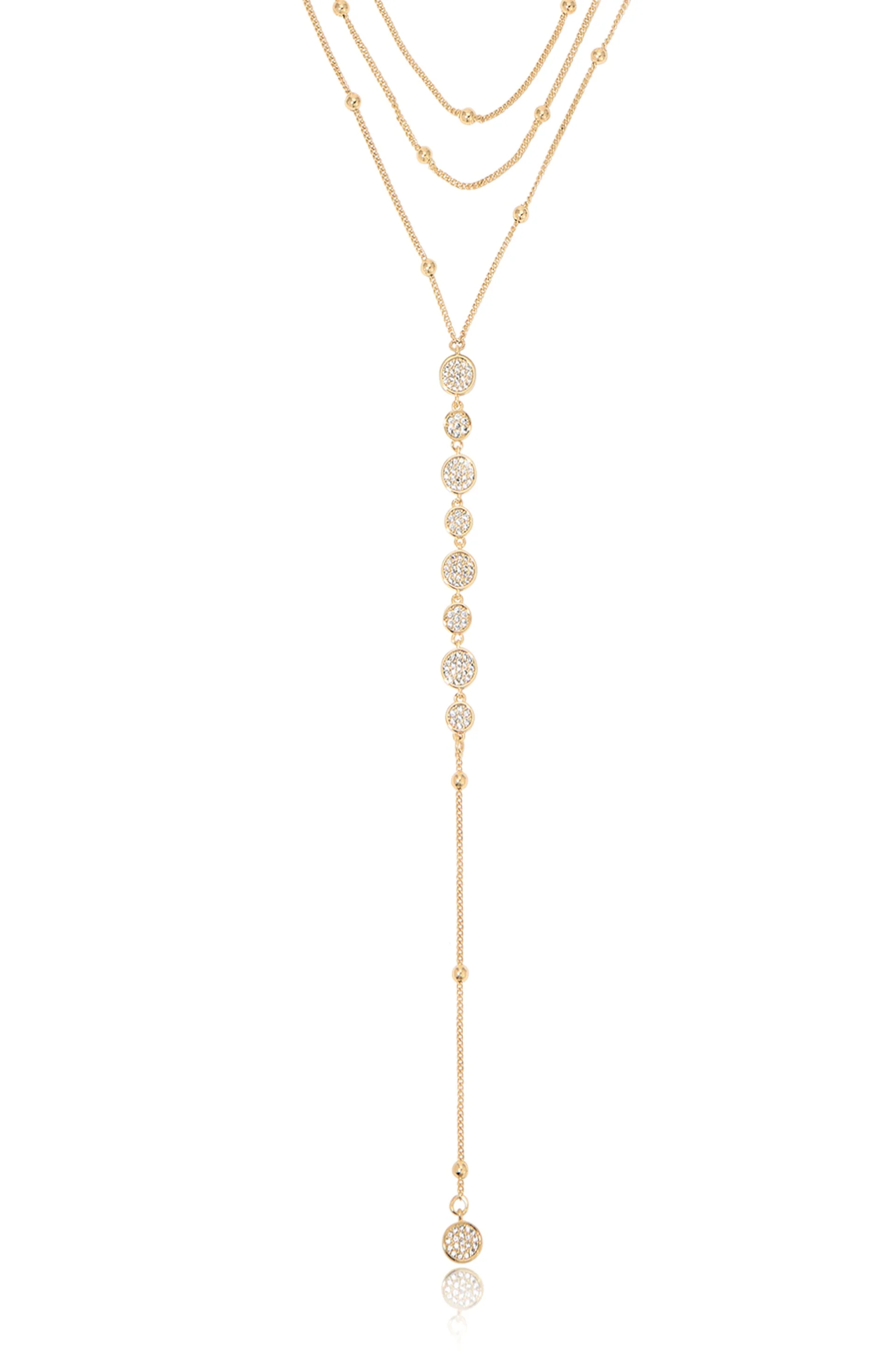 Bali Dreams Crystal Lariat Necklace