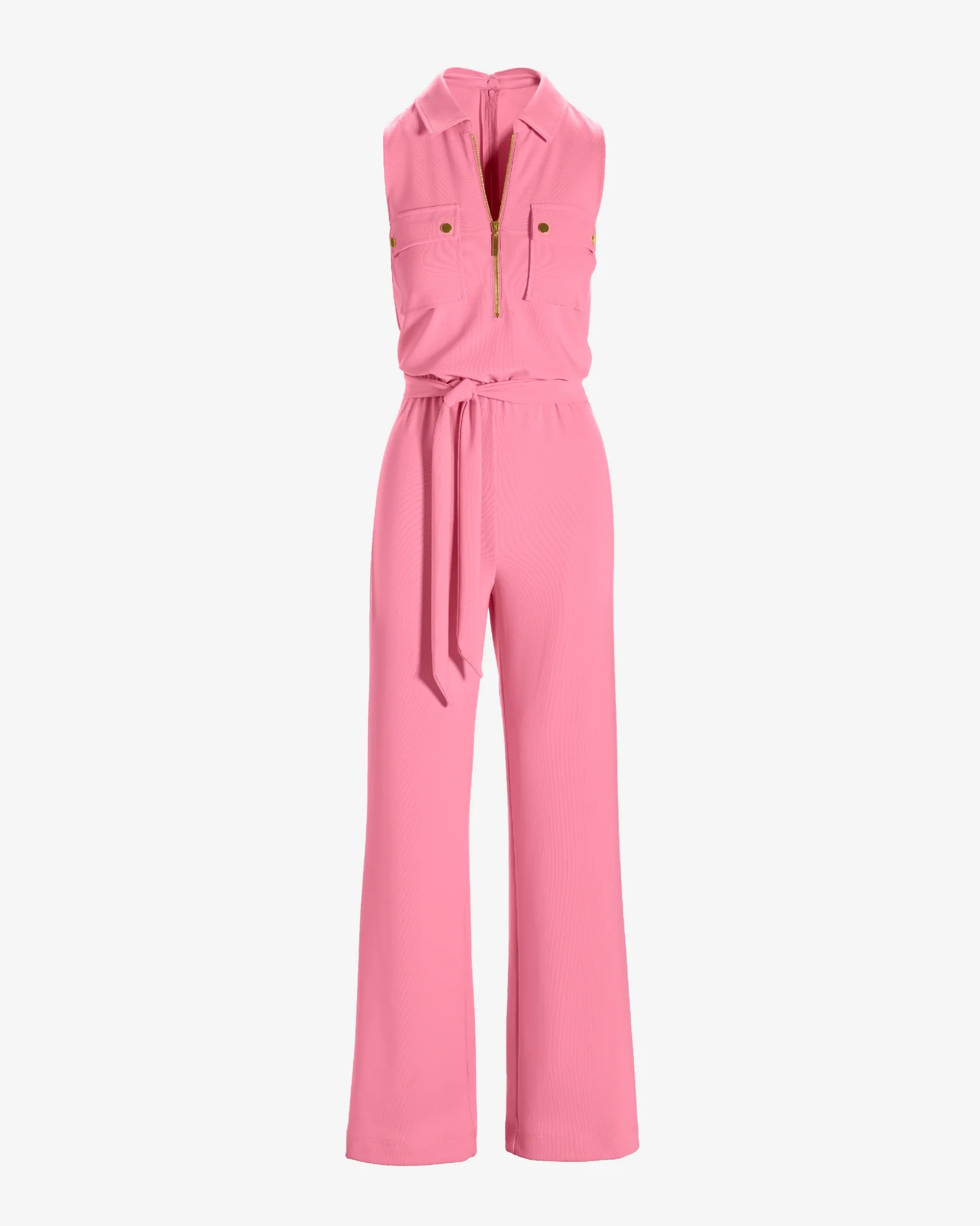 Beyond Travel Utility Chic Jumpsuit Sachet Pink