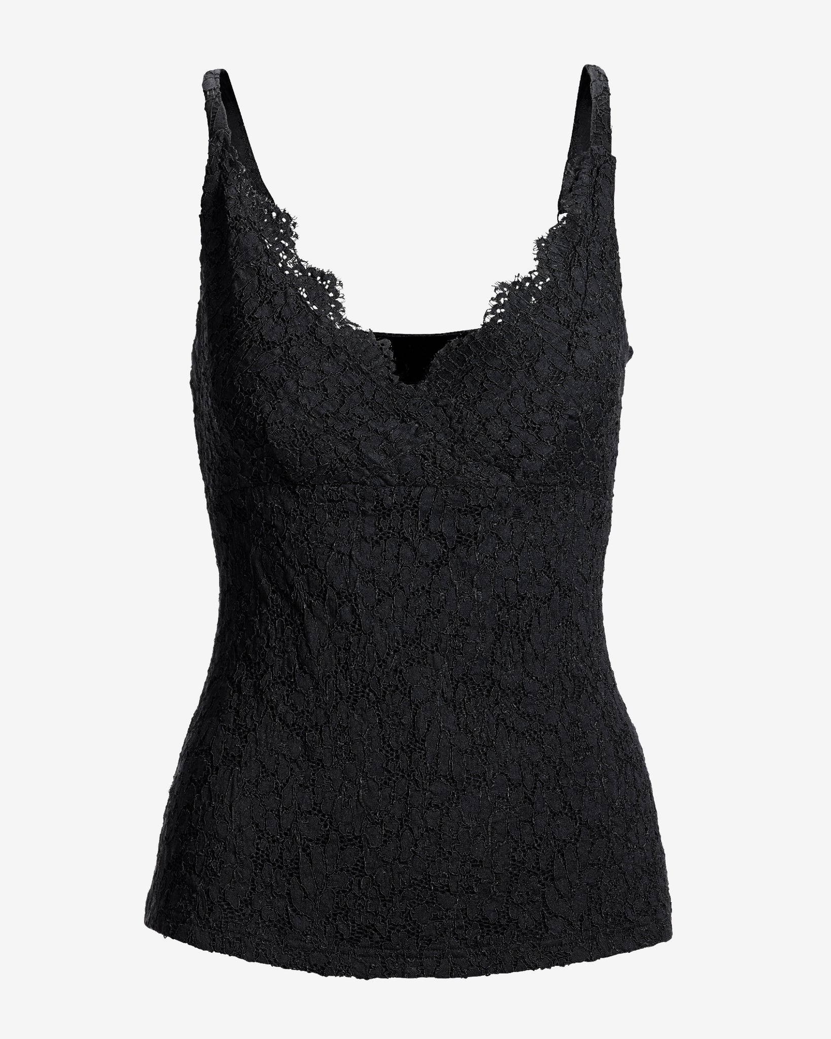 All Over Lace Tank Black