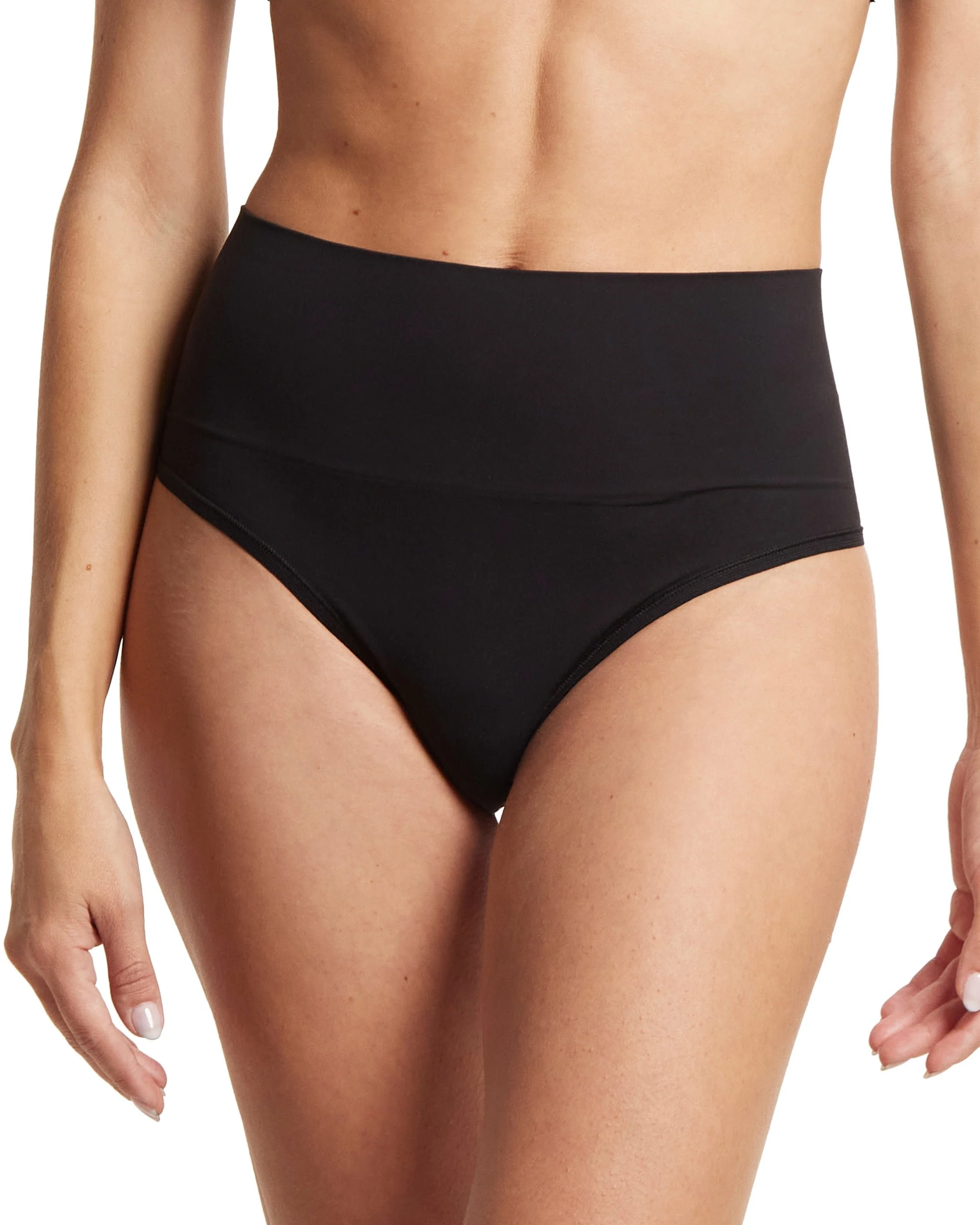 Body Midrise Thong Black