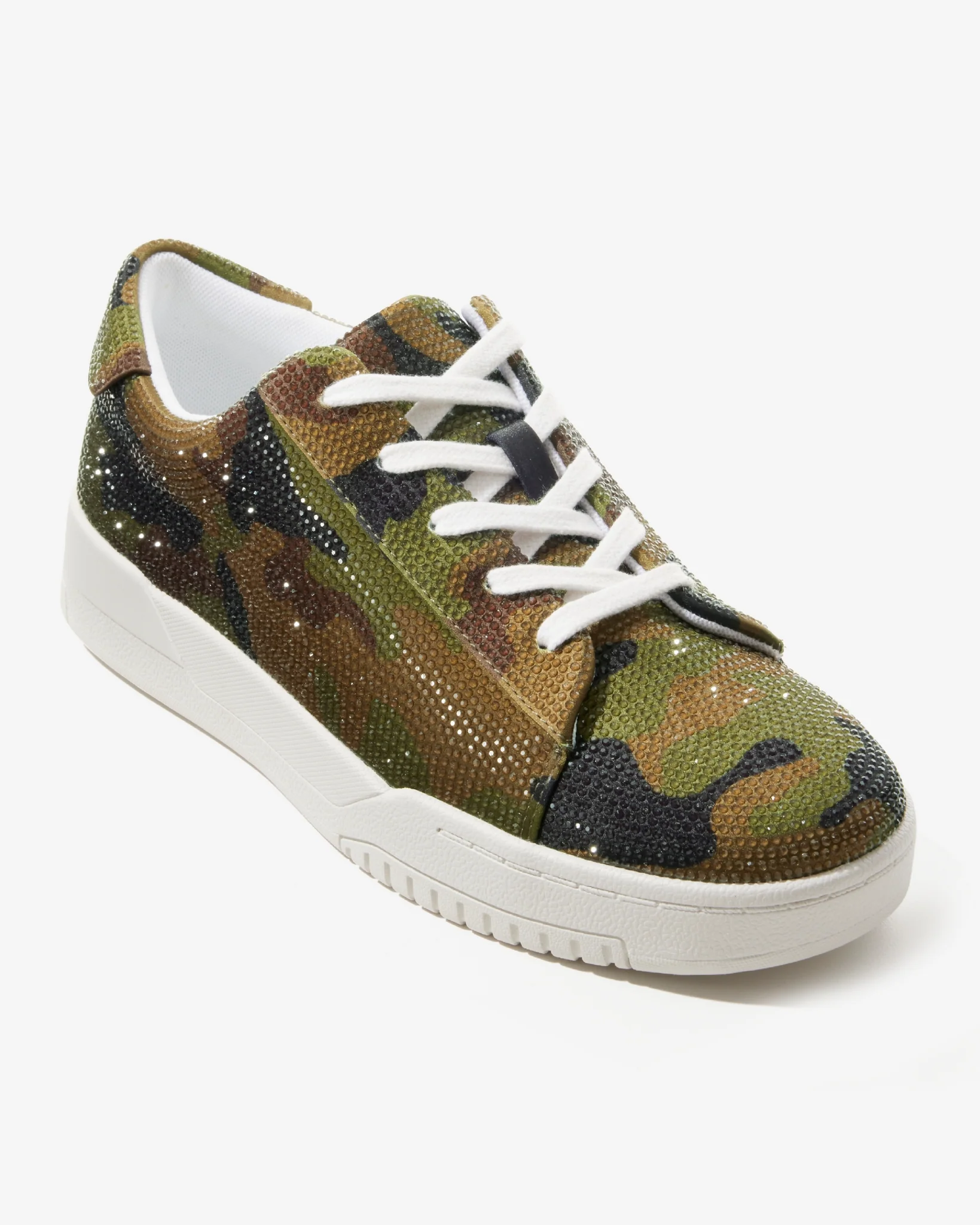Camo Rhinestone Sneaker Multi