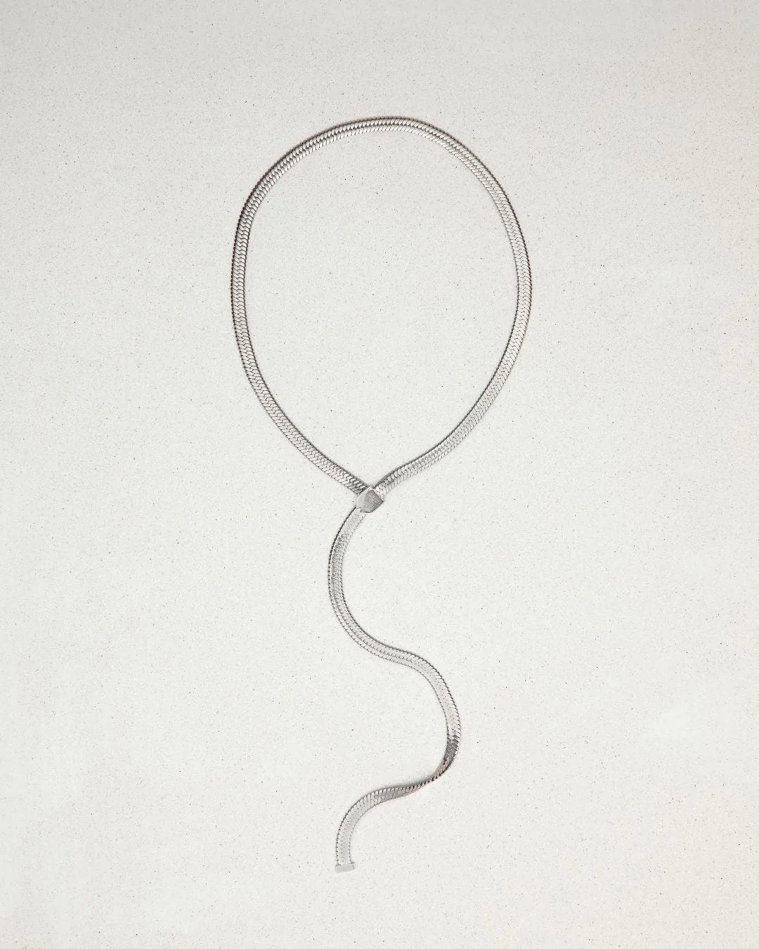 Celine Lariat Silver