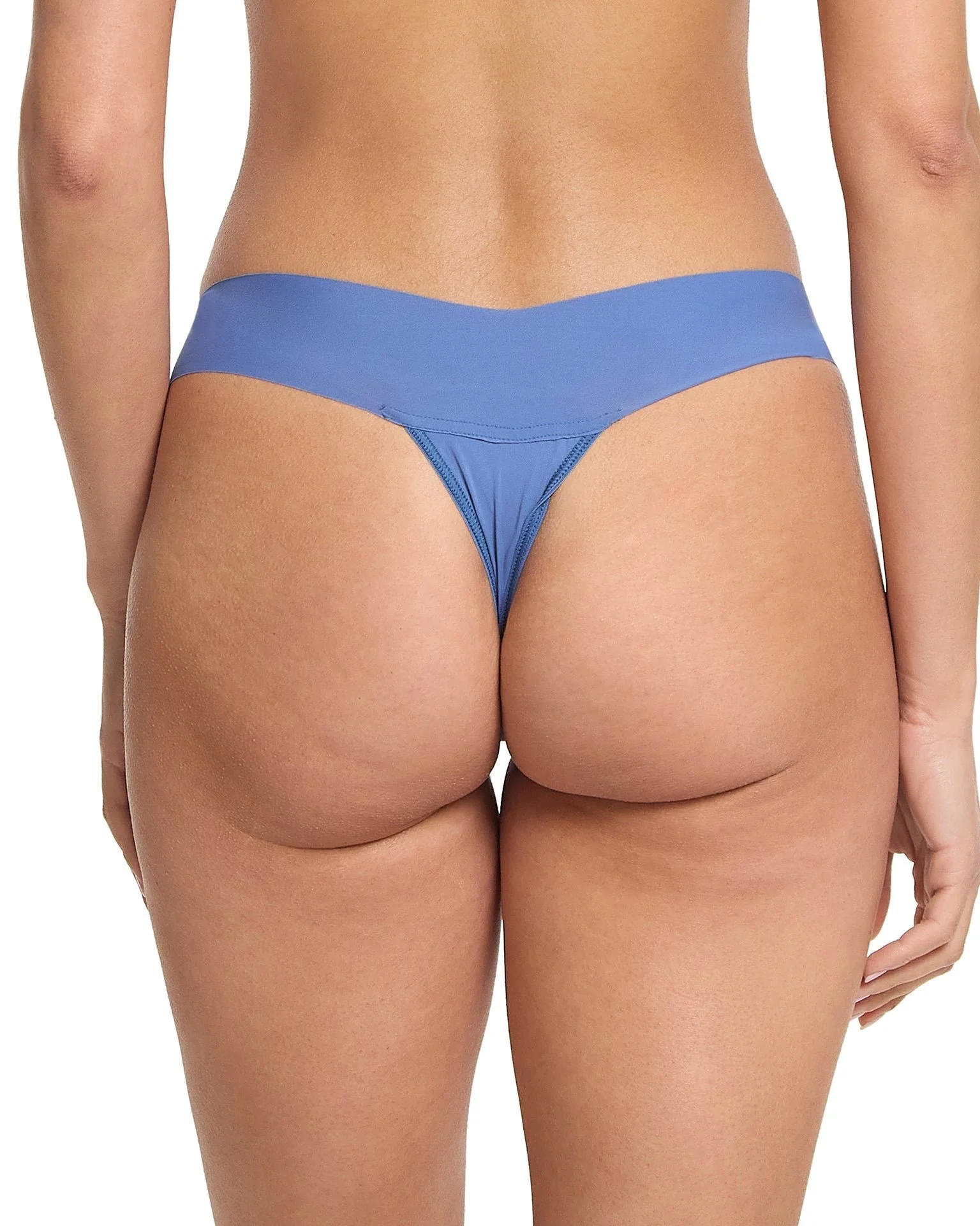 BreatheSoft Natural Rise Thong Rainy Day Blue