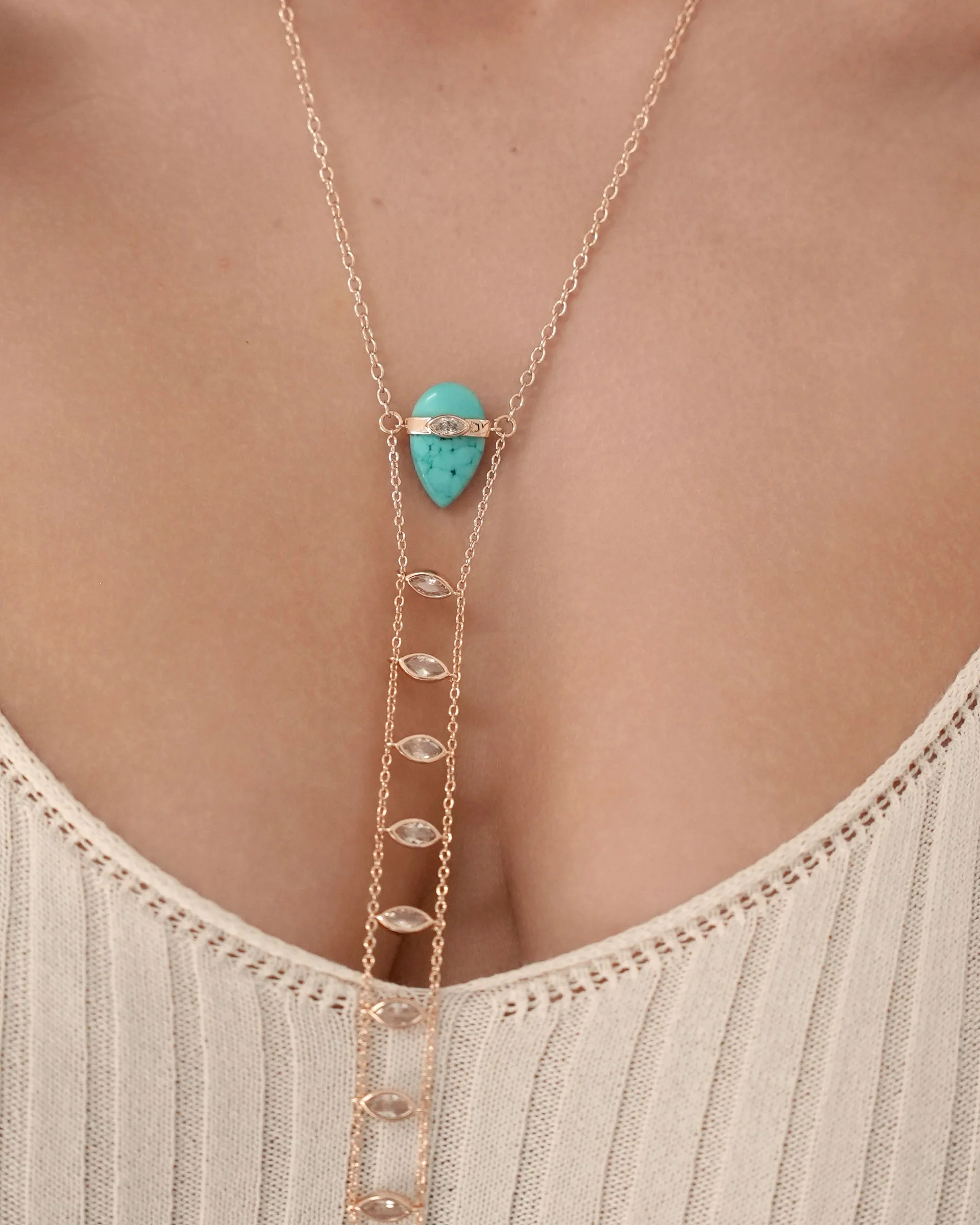 Turquoise Solstice Body Chain
