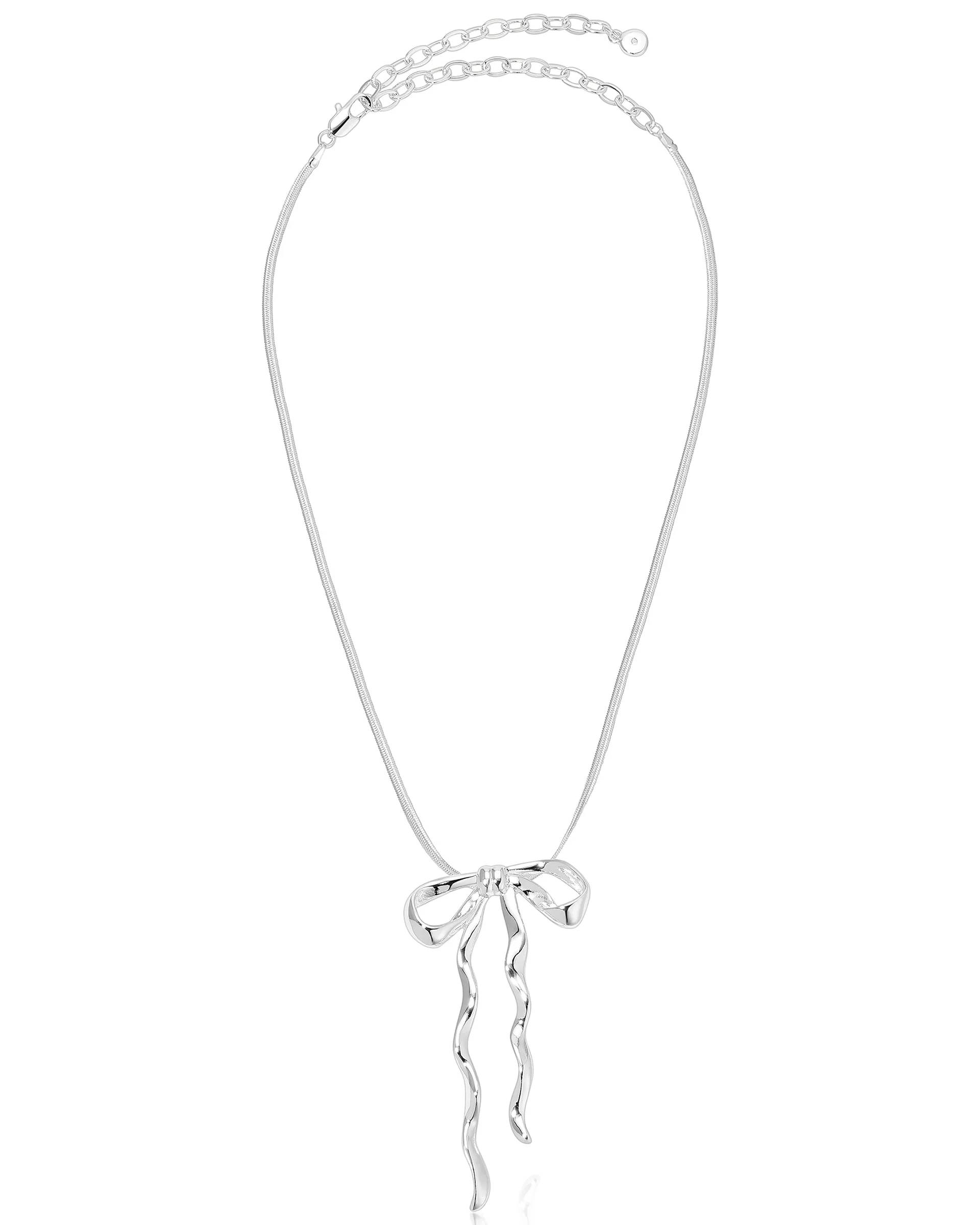 Bow Organica Pendant Necklace