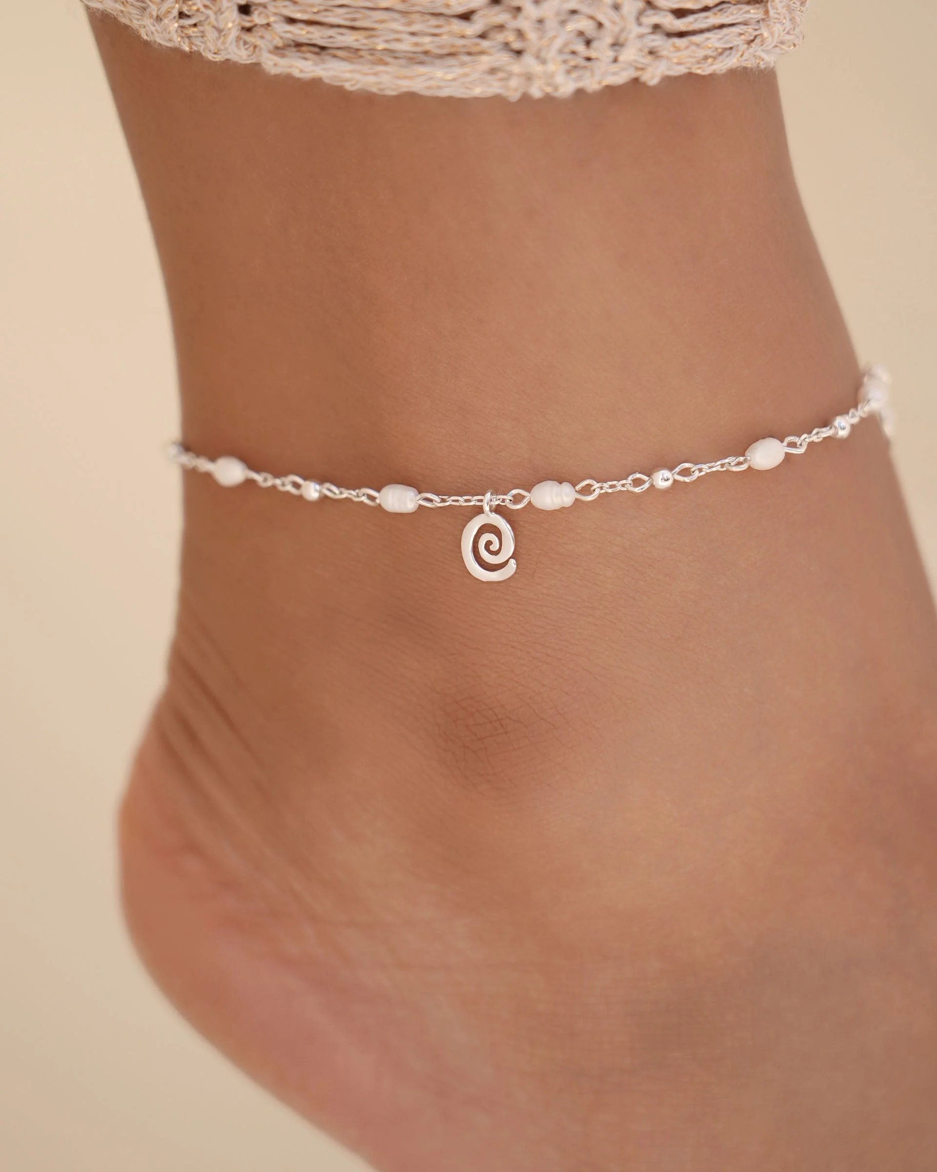 Aura Swirl Anklet