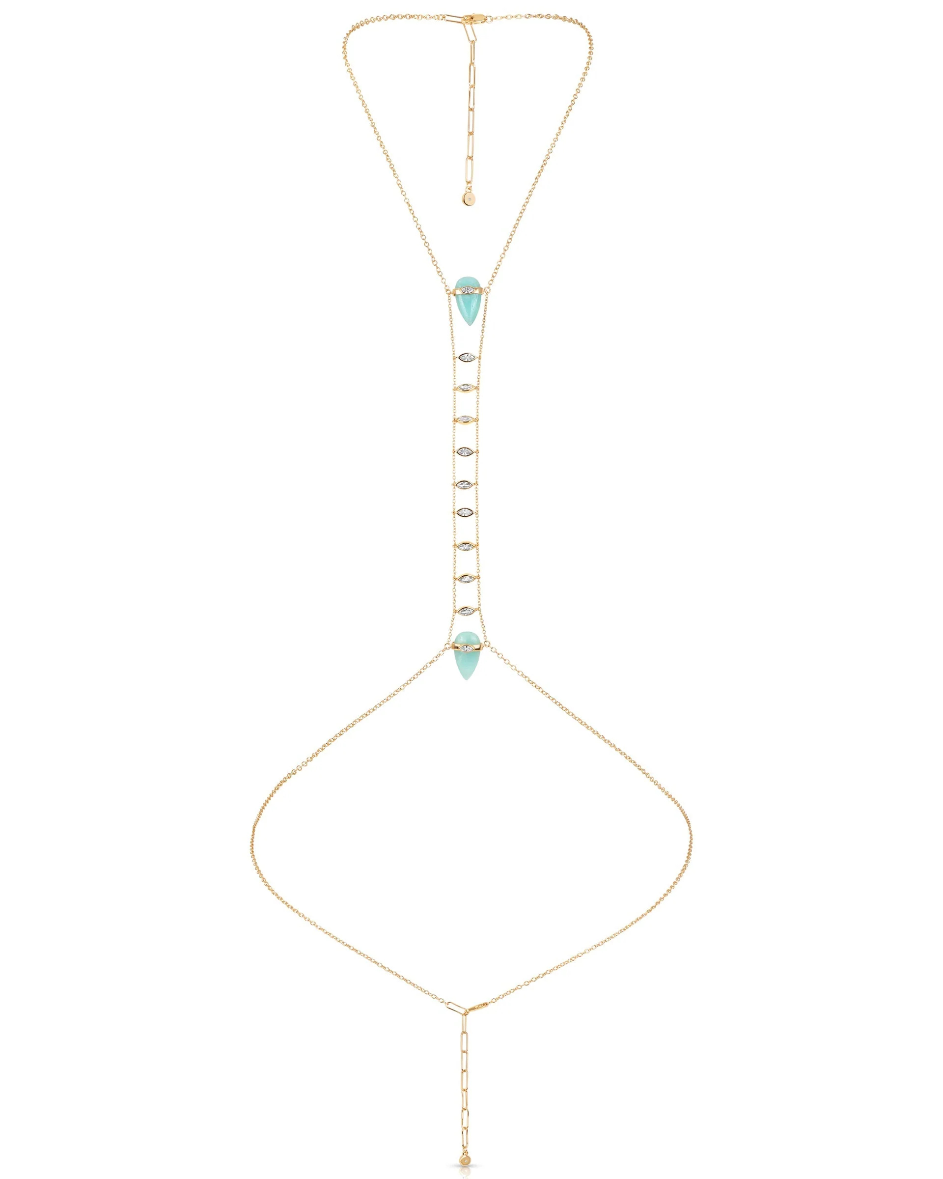 Turquoise Solstice Body Chain