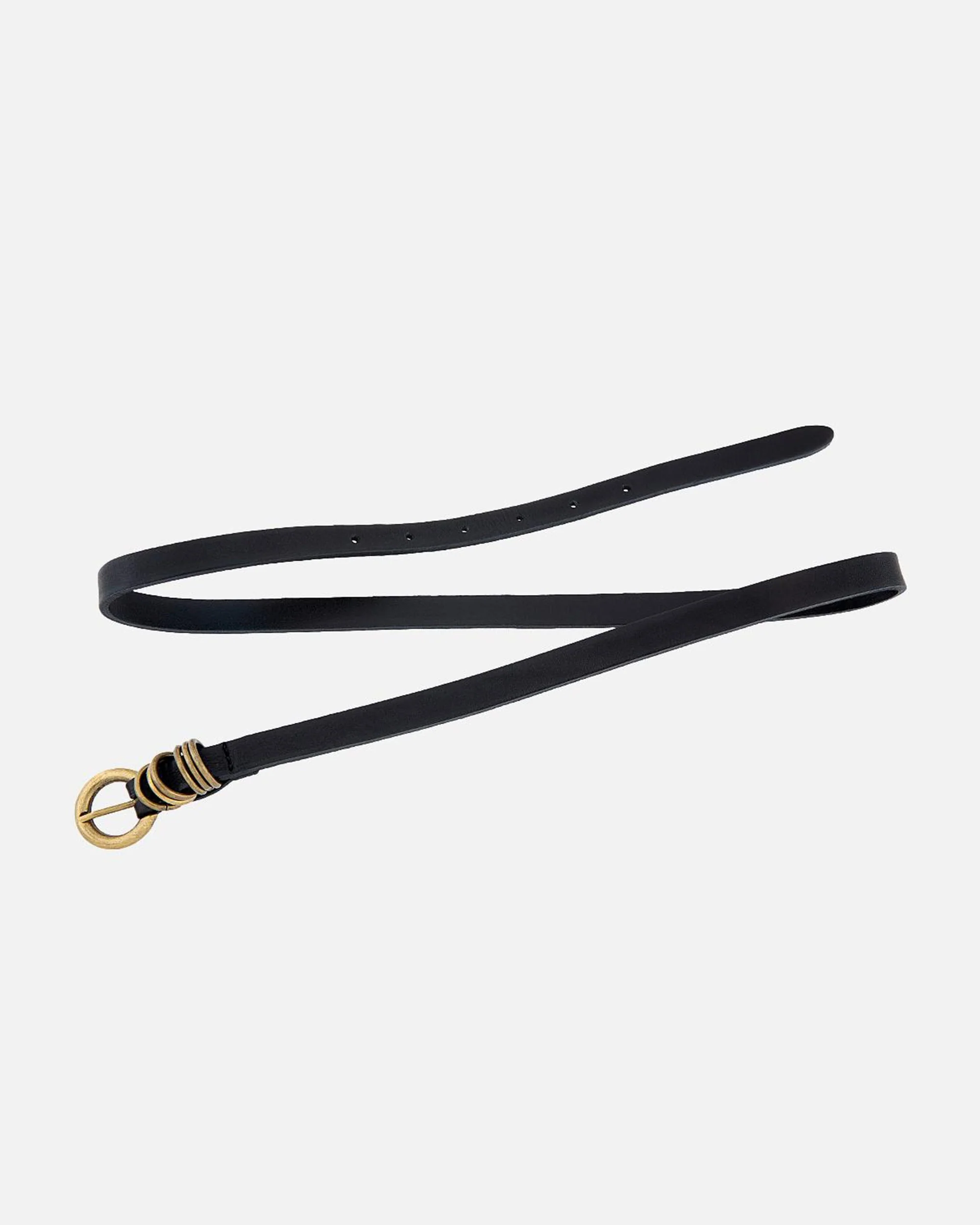 Alie | Skinny Leather Belt