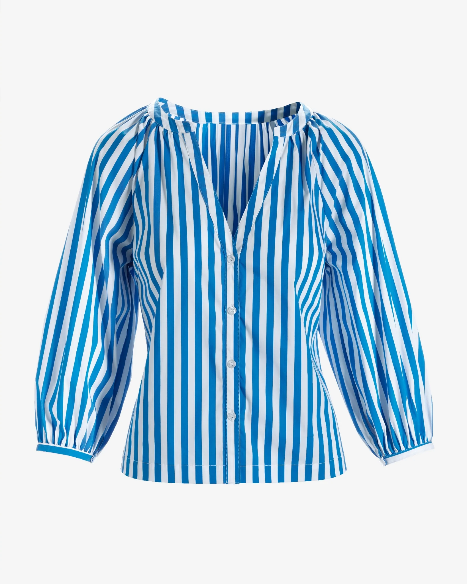 Brooke Stripe Shirt Blue Multi