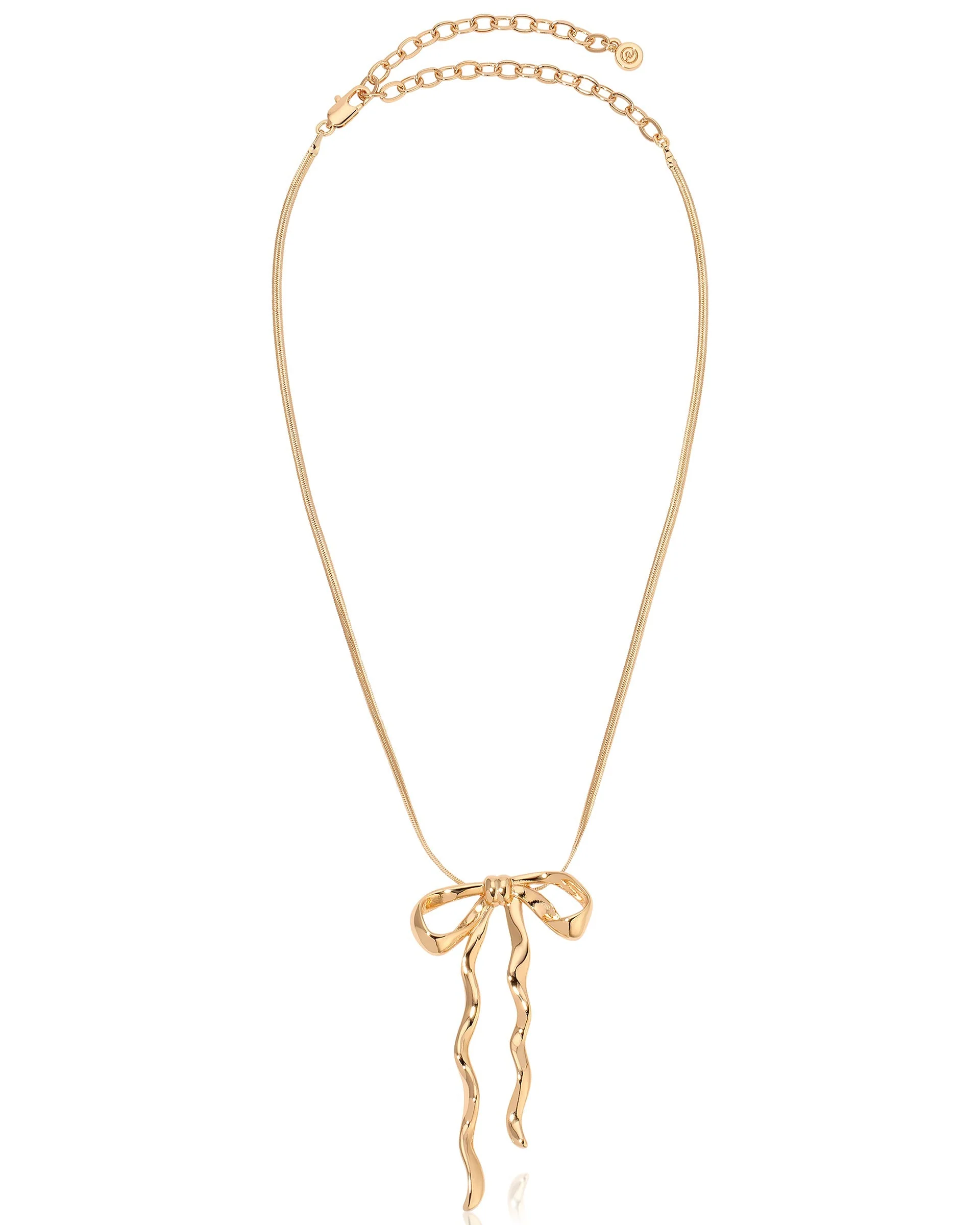 Bow Organica Pendant Necklace