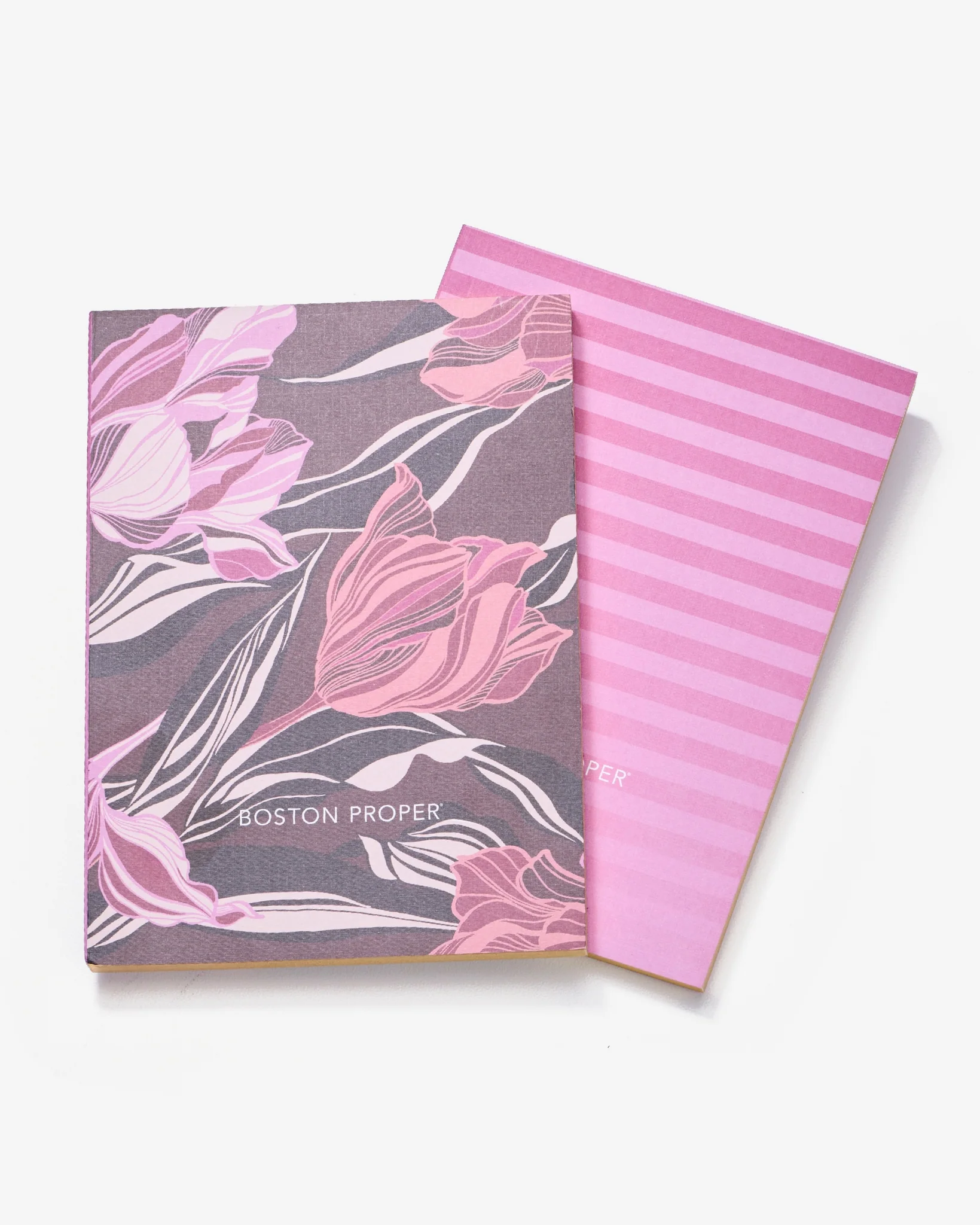 Boston Proper Printed Journal Set Maroon