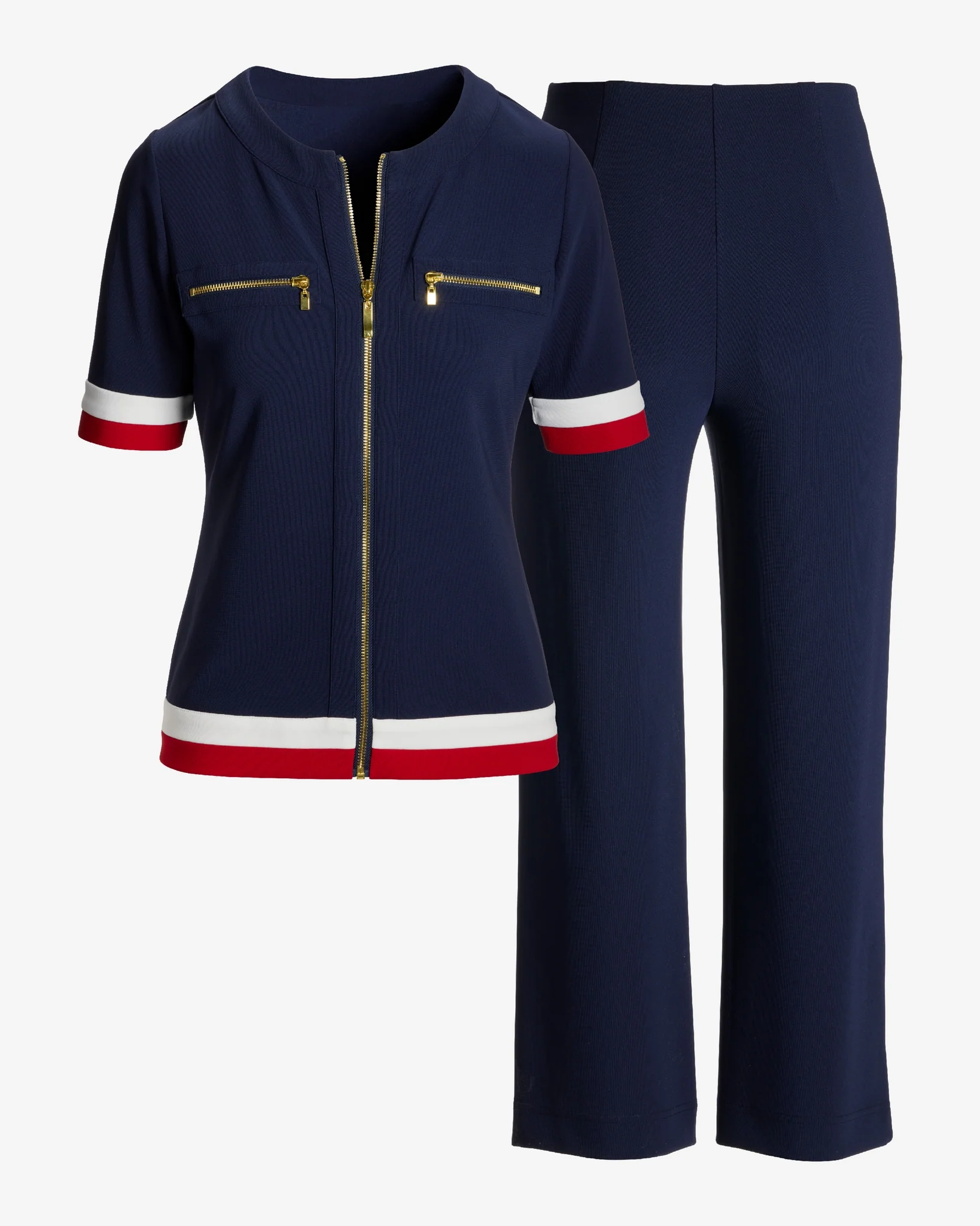 Beyond Travel Color Block Coordinates Maritime Navy Multi