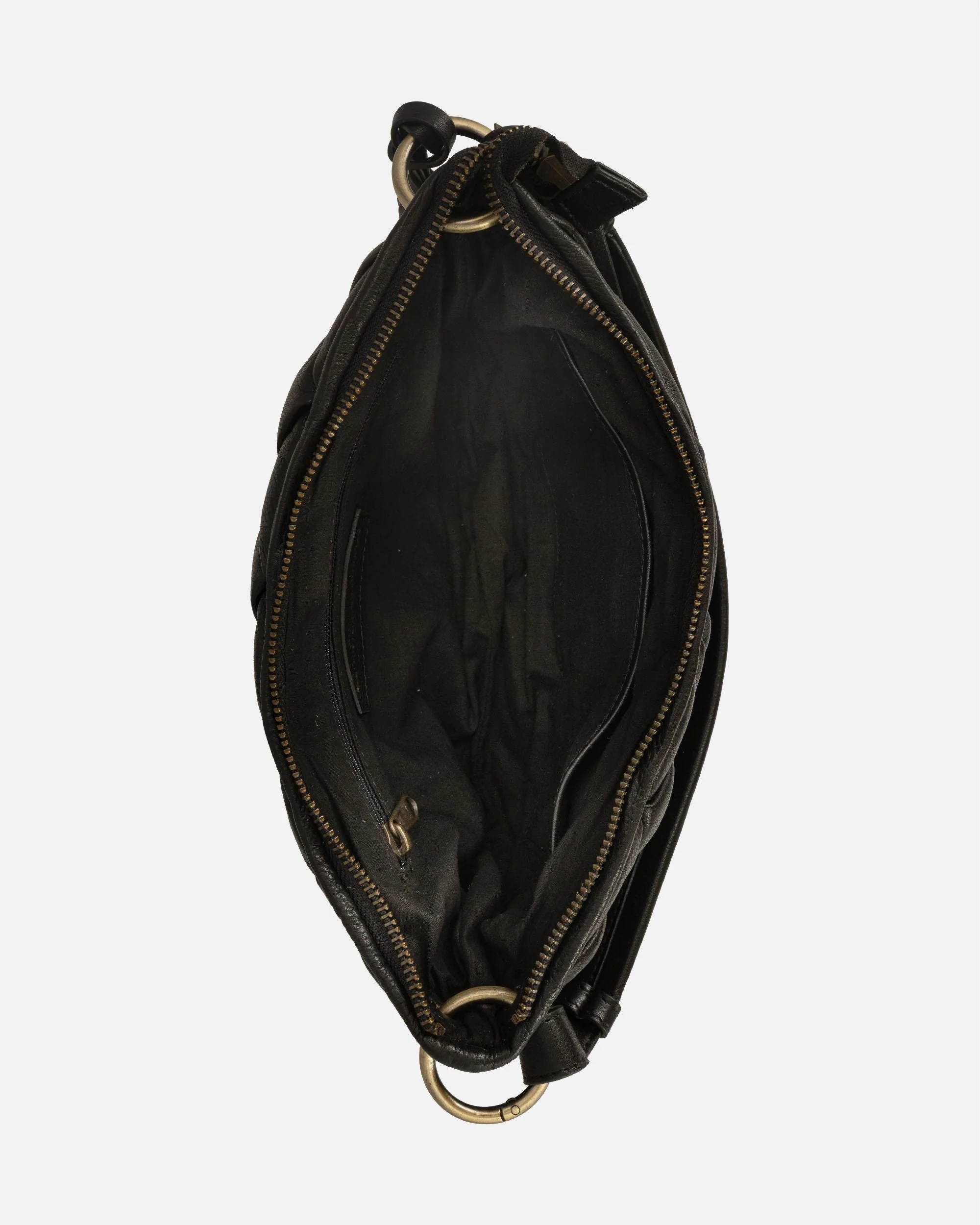 Wang | Woven Leather Shoulder Bag