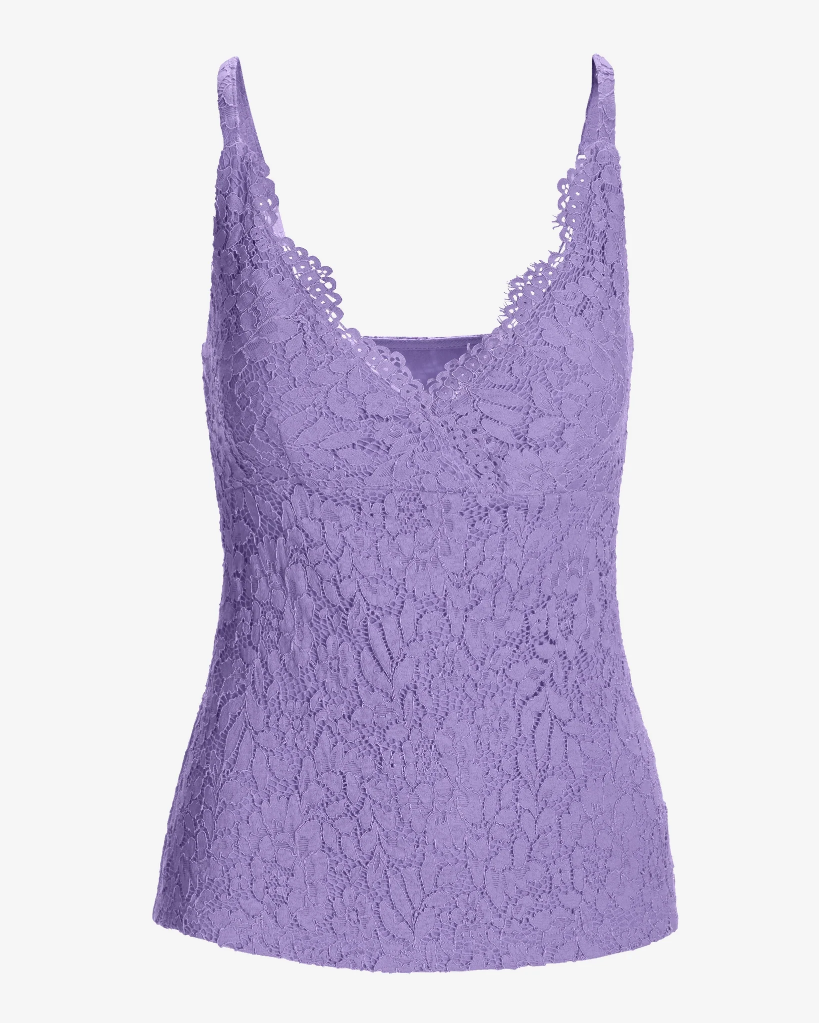 All Over Lace Tank Violet Tulip