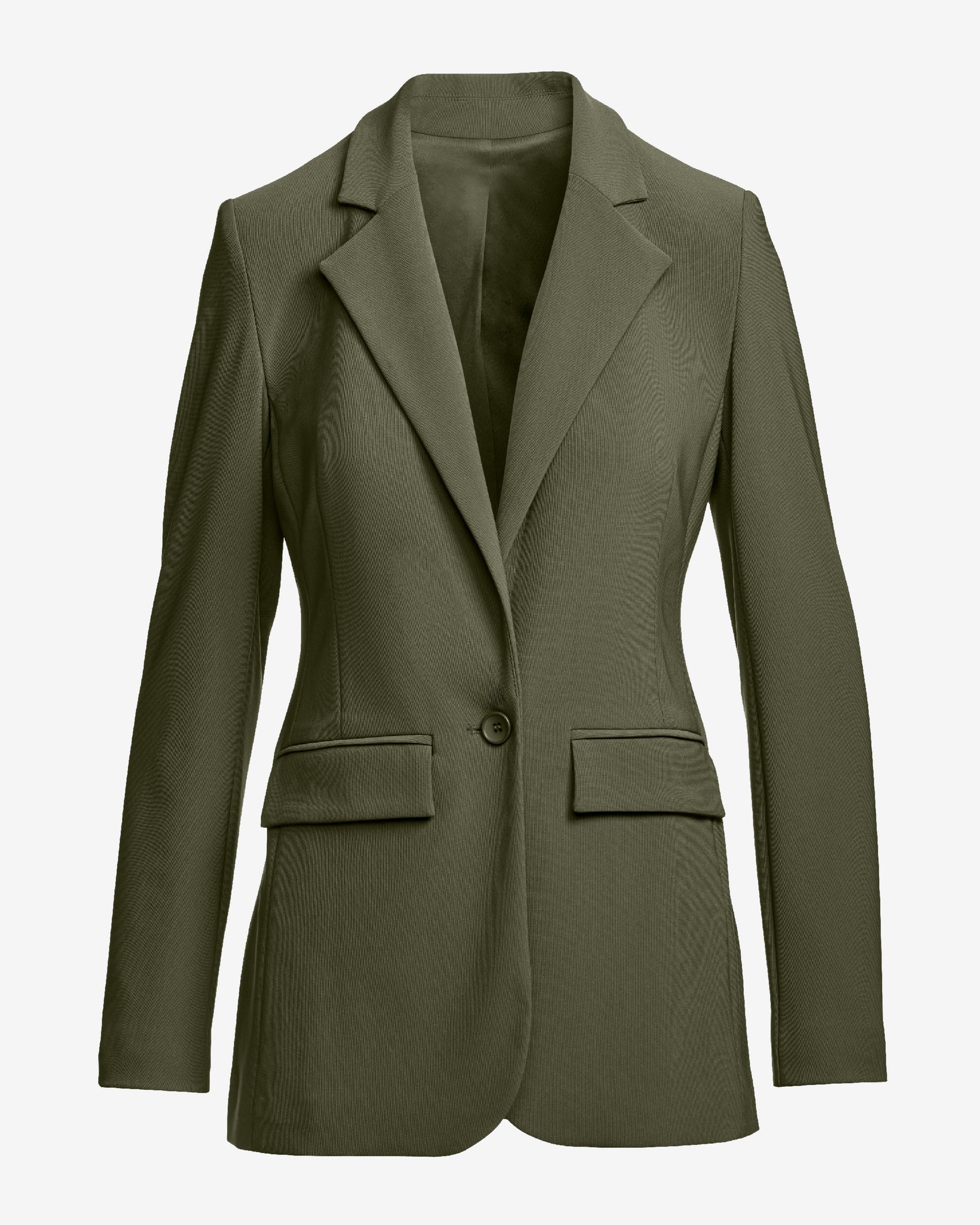 Beyond Travel Classic Boyfriend Blazer Olive Night