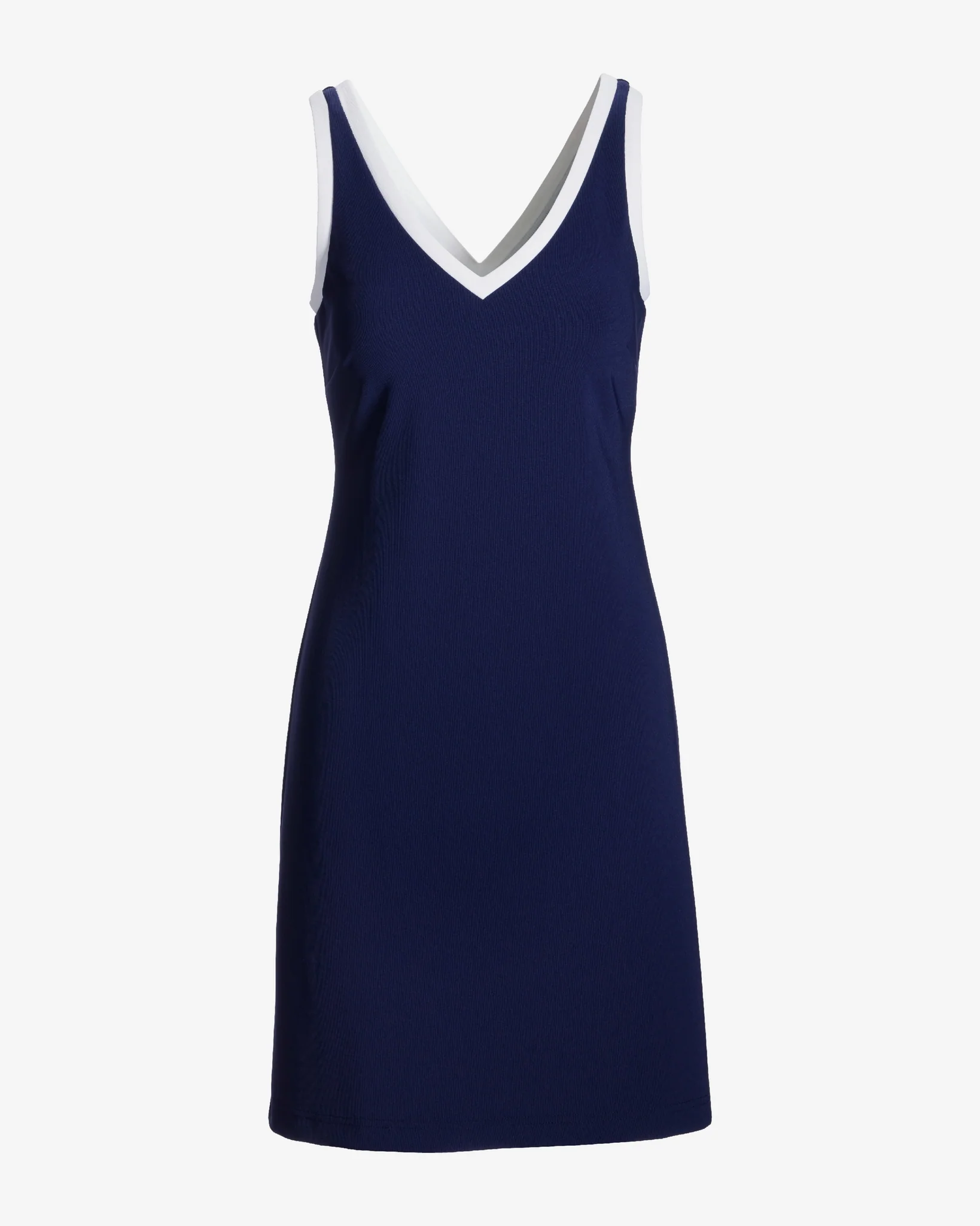 Beyond Travel Sleeveless Colorblock Dress Maritime Navy Multi