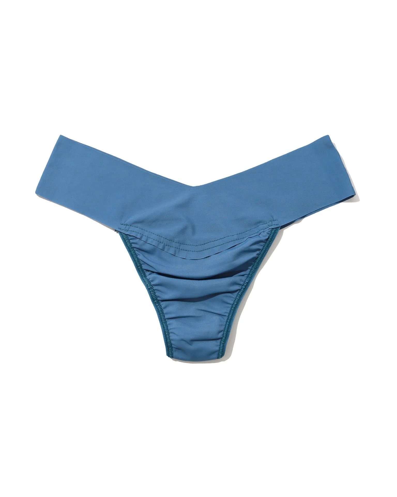 BreatheSoft Natural Rise Thong Rainy Day Blue