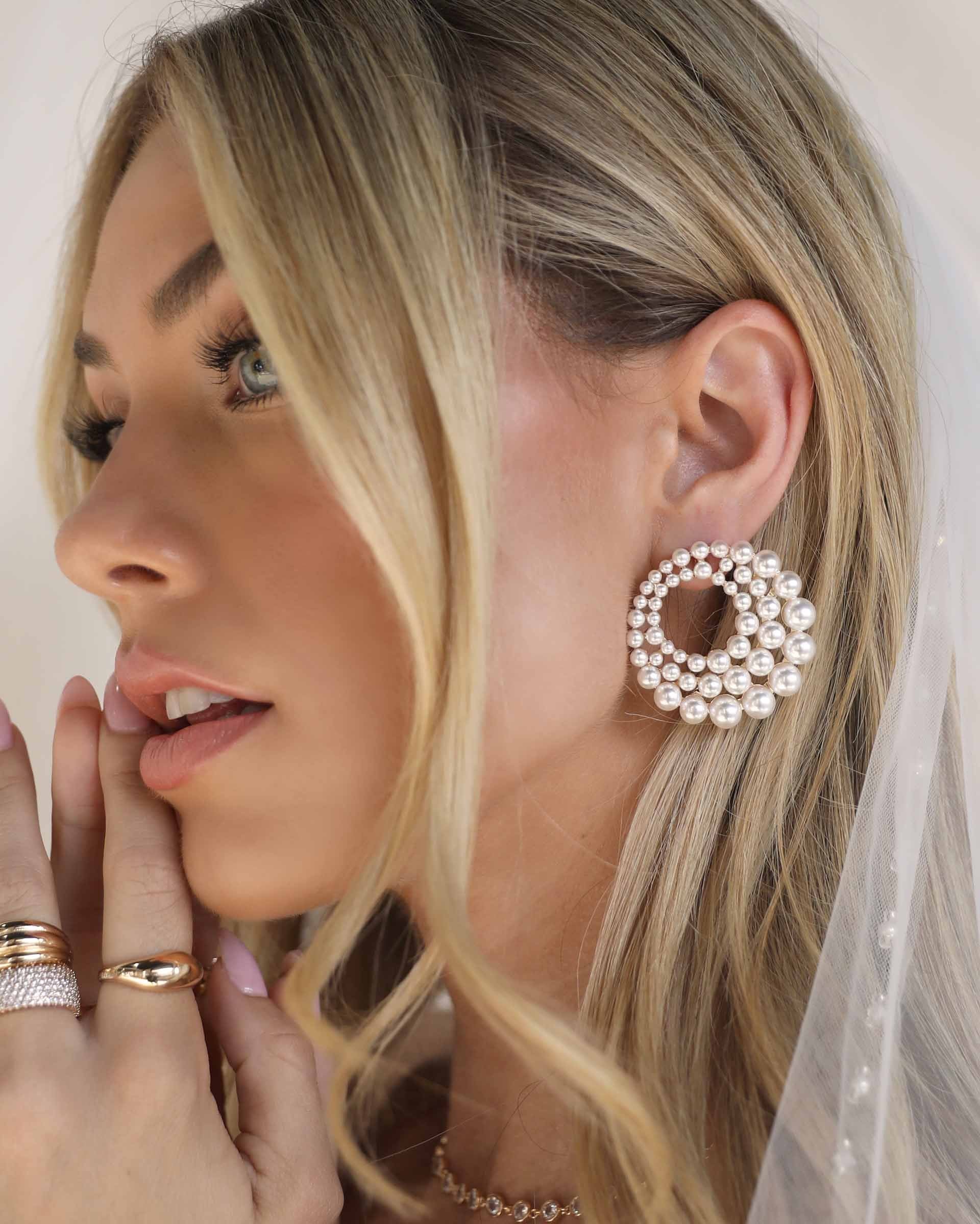 Blushing Pearl Earrings