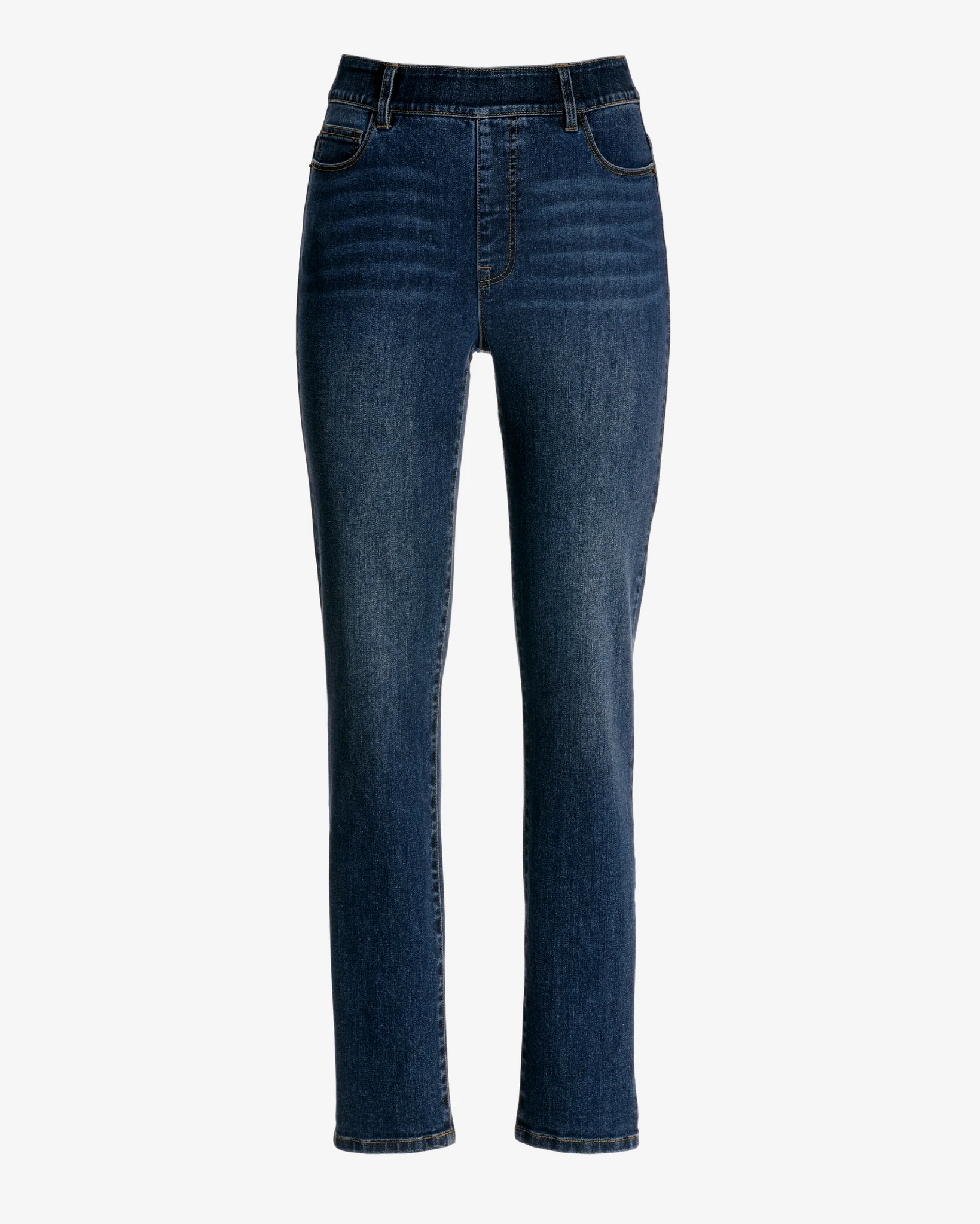 Aspen Pull-On Slim Jean Dark Blue