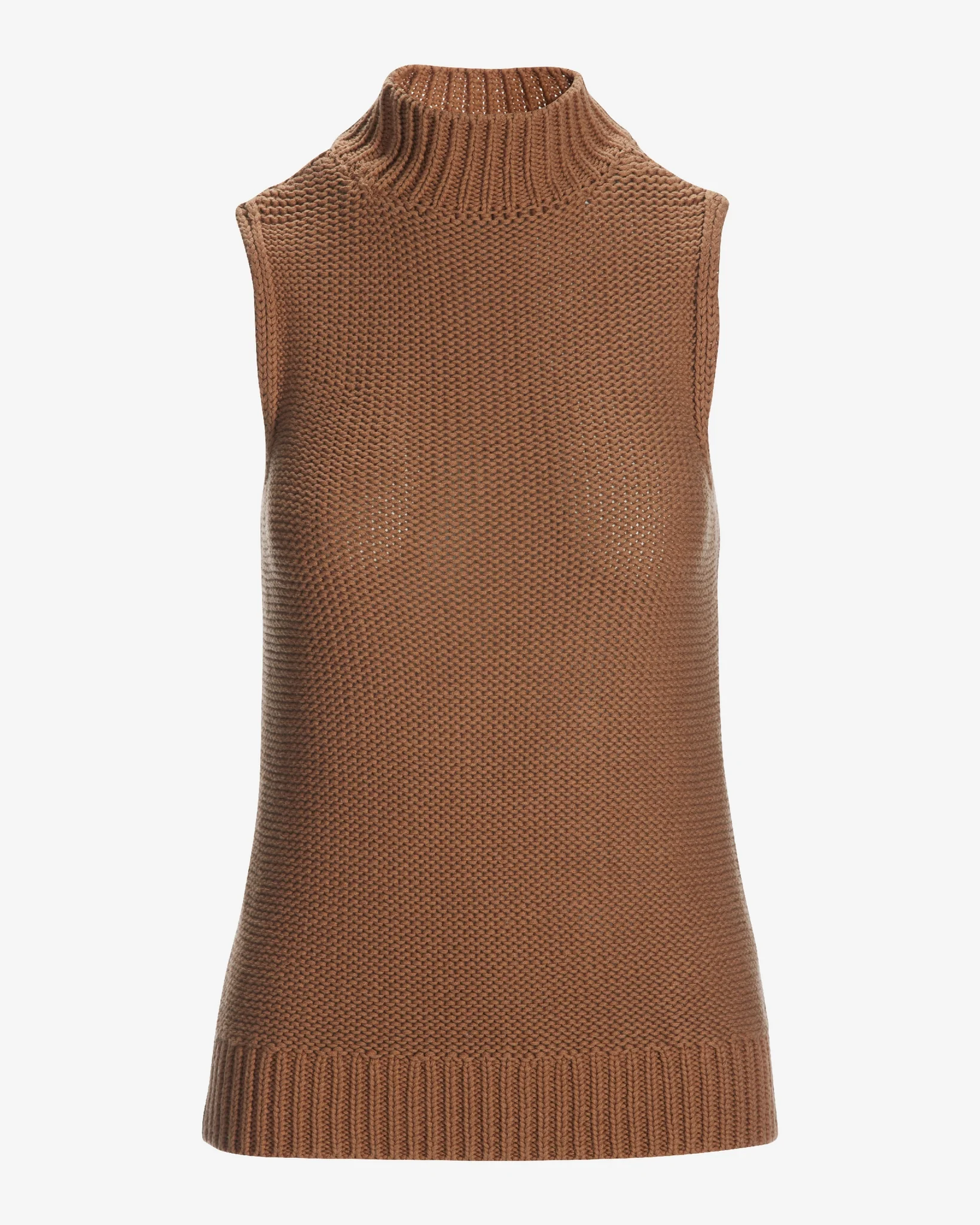 Turtleneck Sleeveless Sweater Thrush