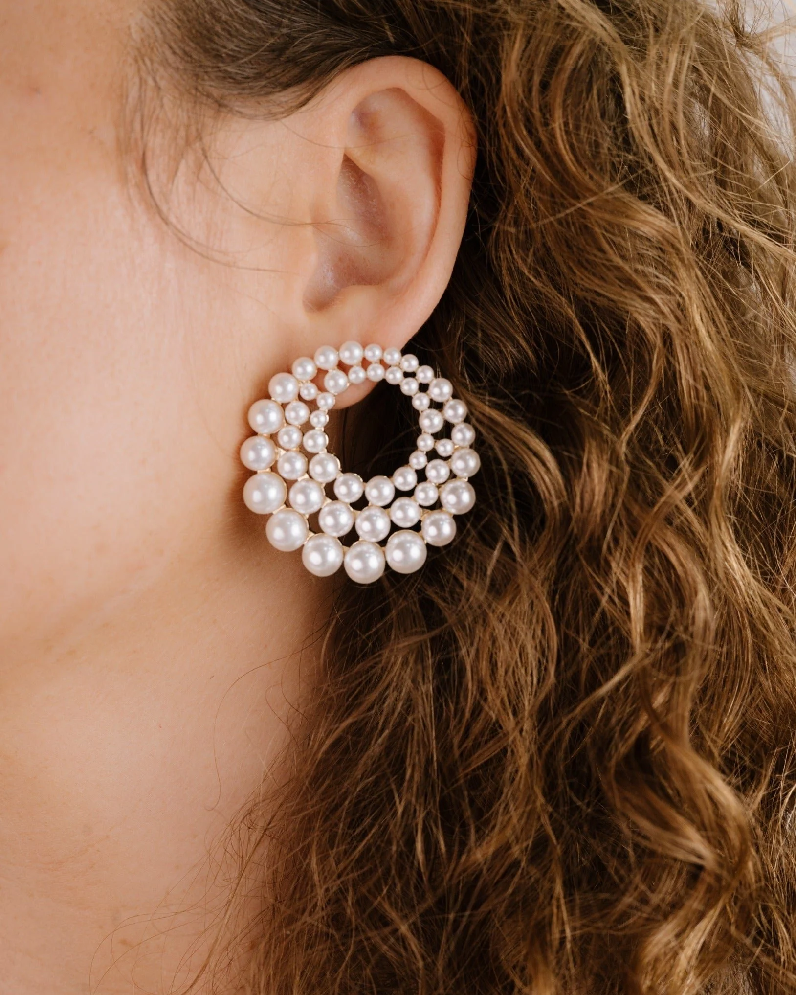 Blushing Pearl Earrings