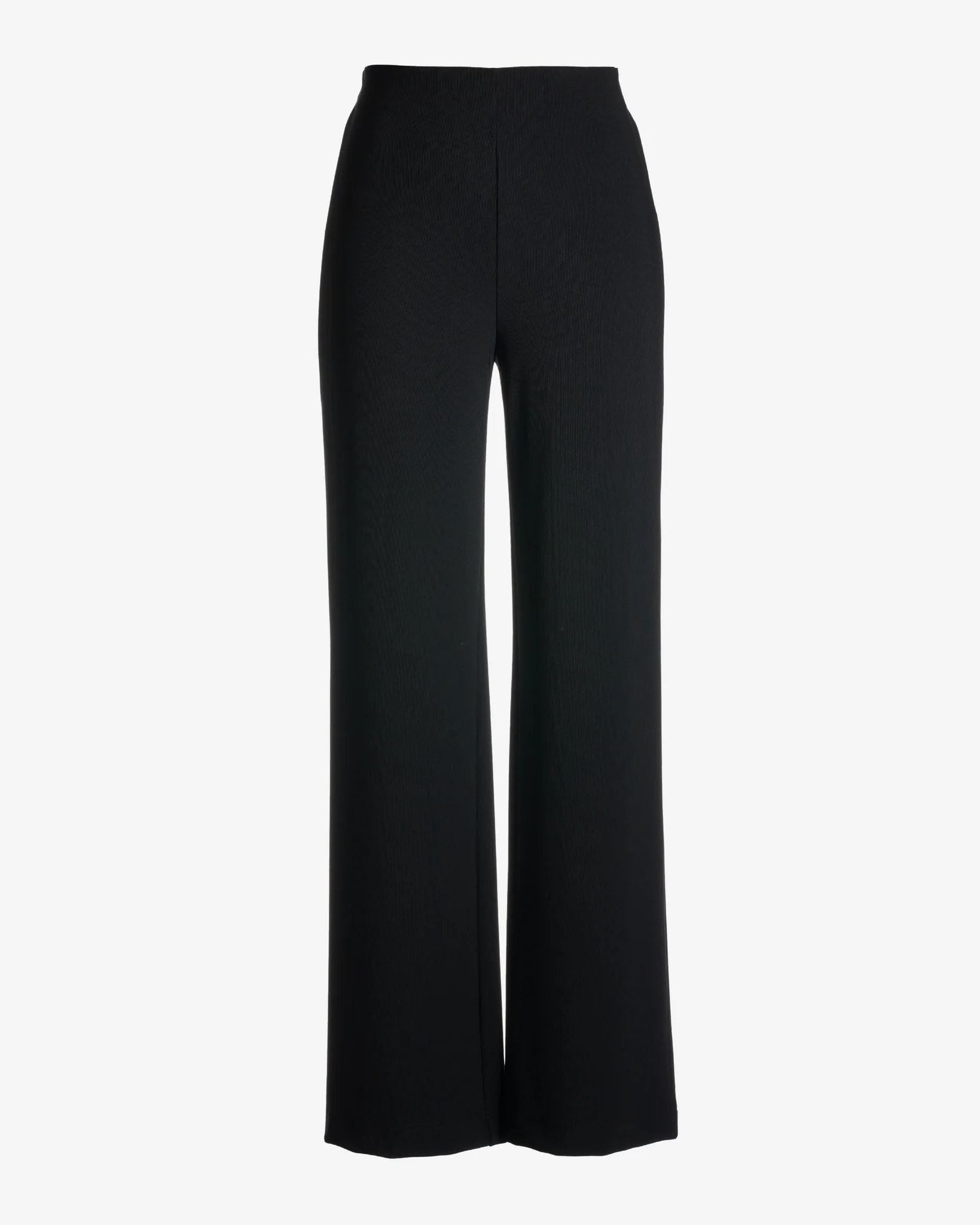 Beyond Travel High Rise Palazzo Pant Jet Black