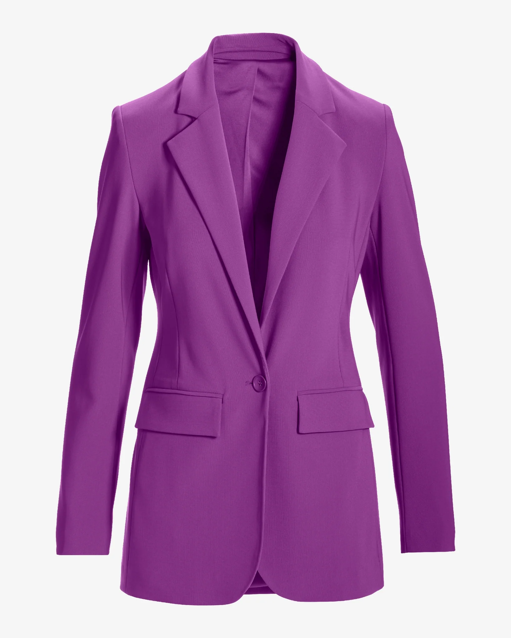 Beyond Travel Classic Boyfriend Blazer Purple Magic