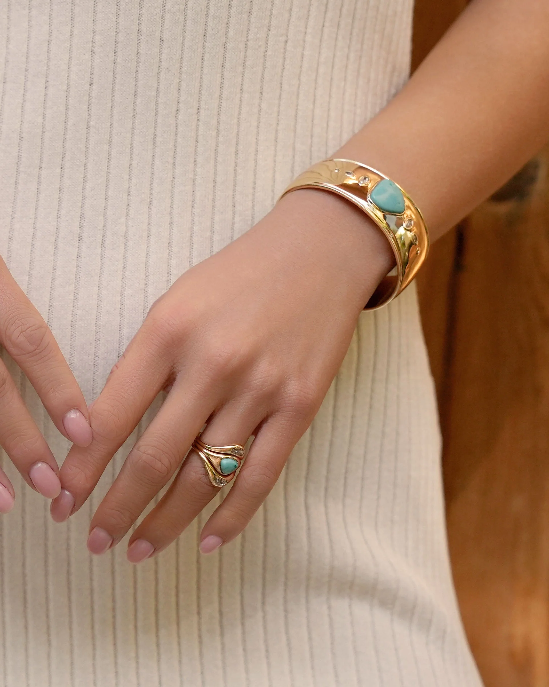 Turquoise Solstice Thick Cuff