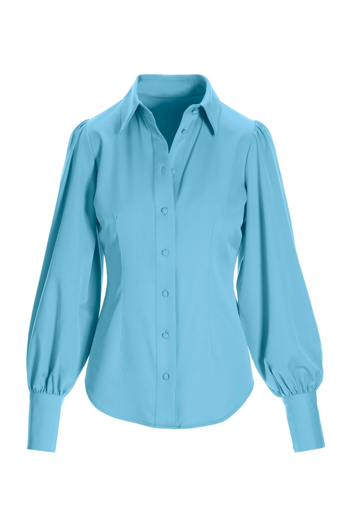 Victoria Chic Drama Sleeve Shirt Airy Blue