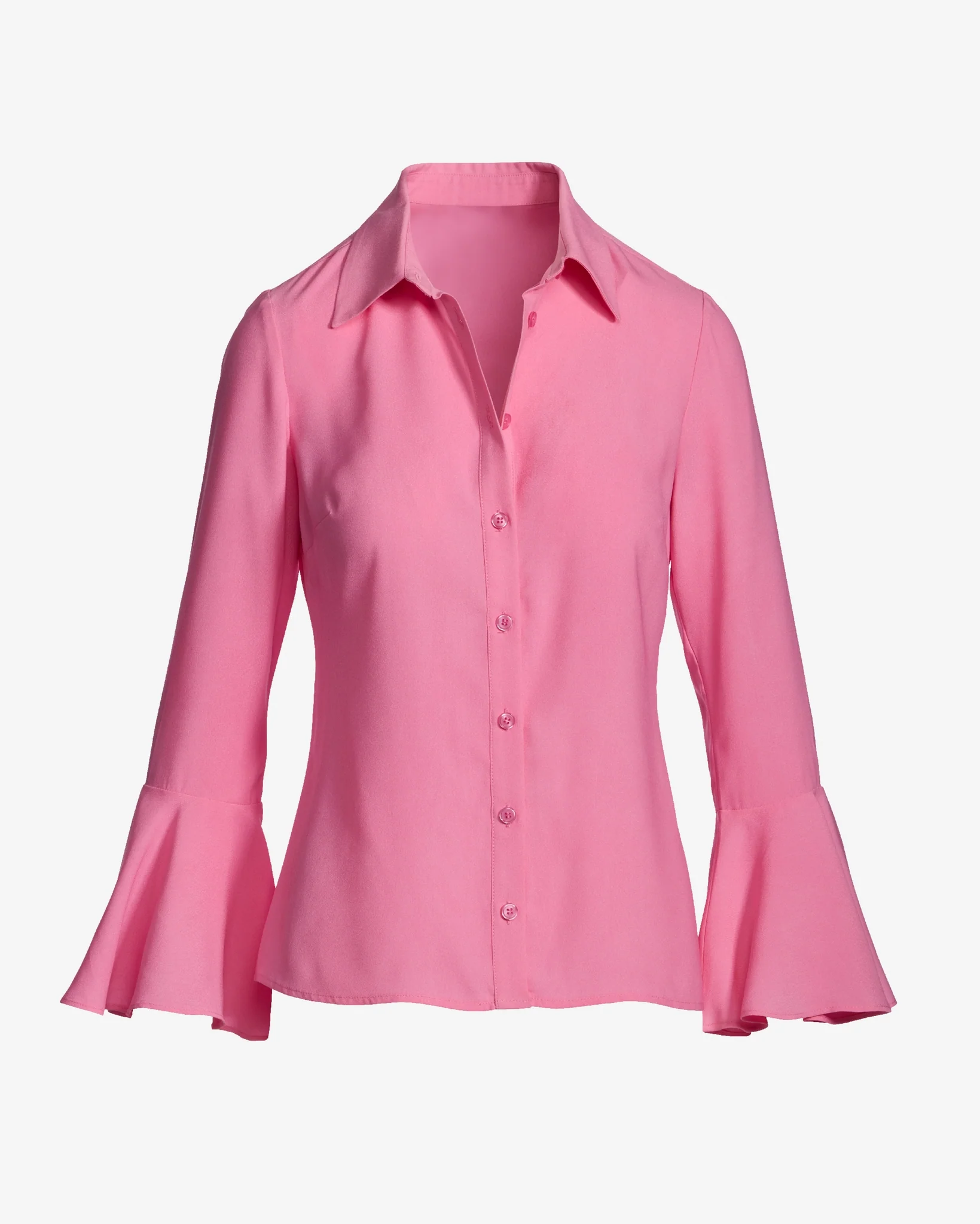 Alexa Flare Sleeve Shirt Rosebloom