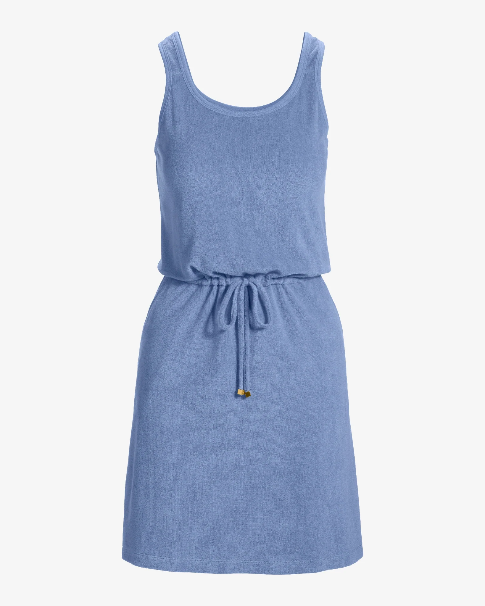 Beach Terry Cinched Sport Dress Bel Air Blue
