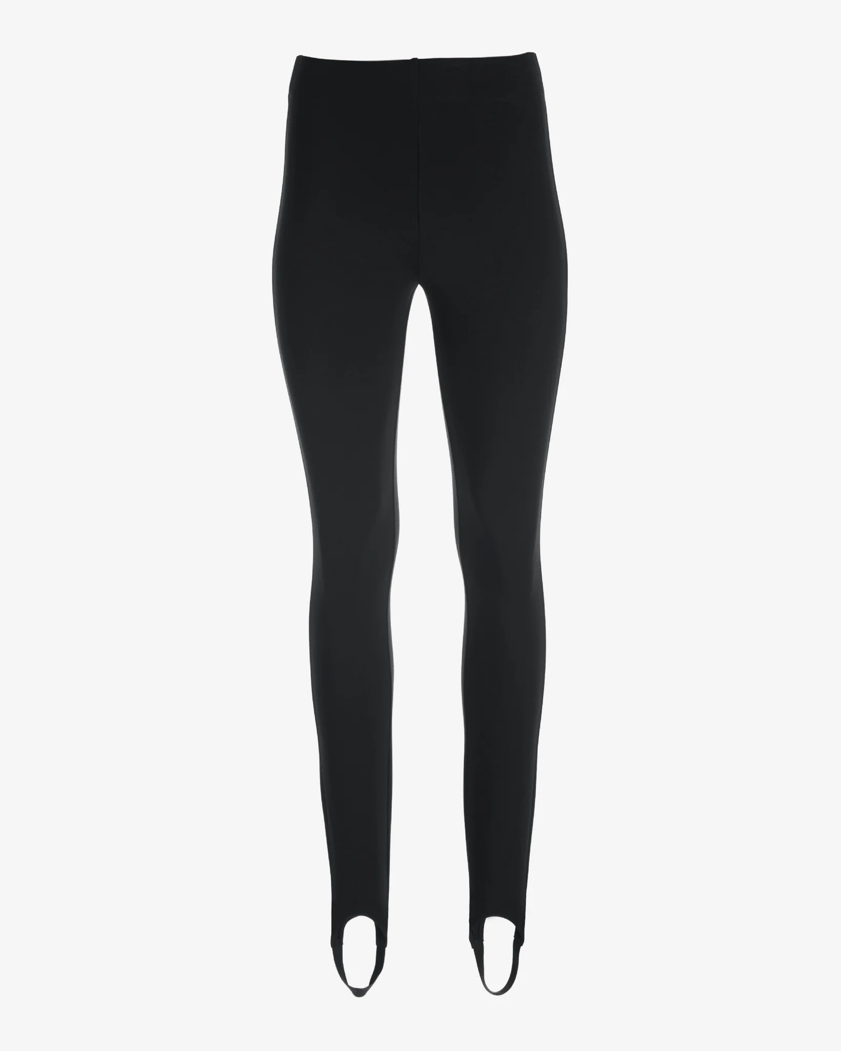 Aspen Ponte Knit Pull On Stirrup Legging Black