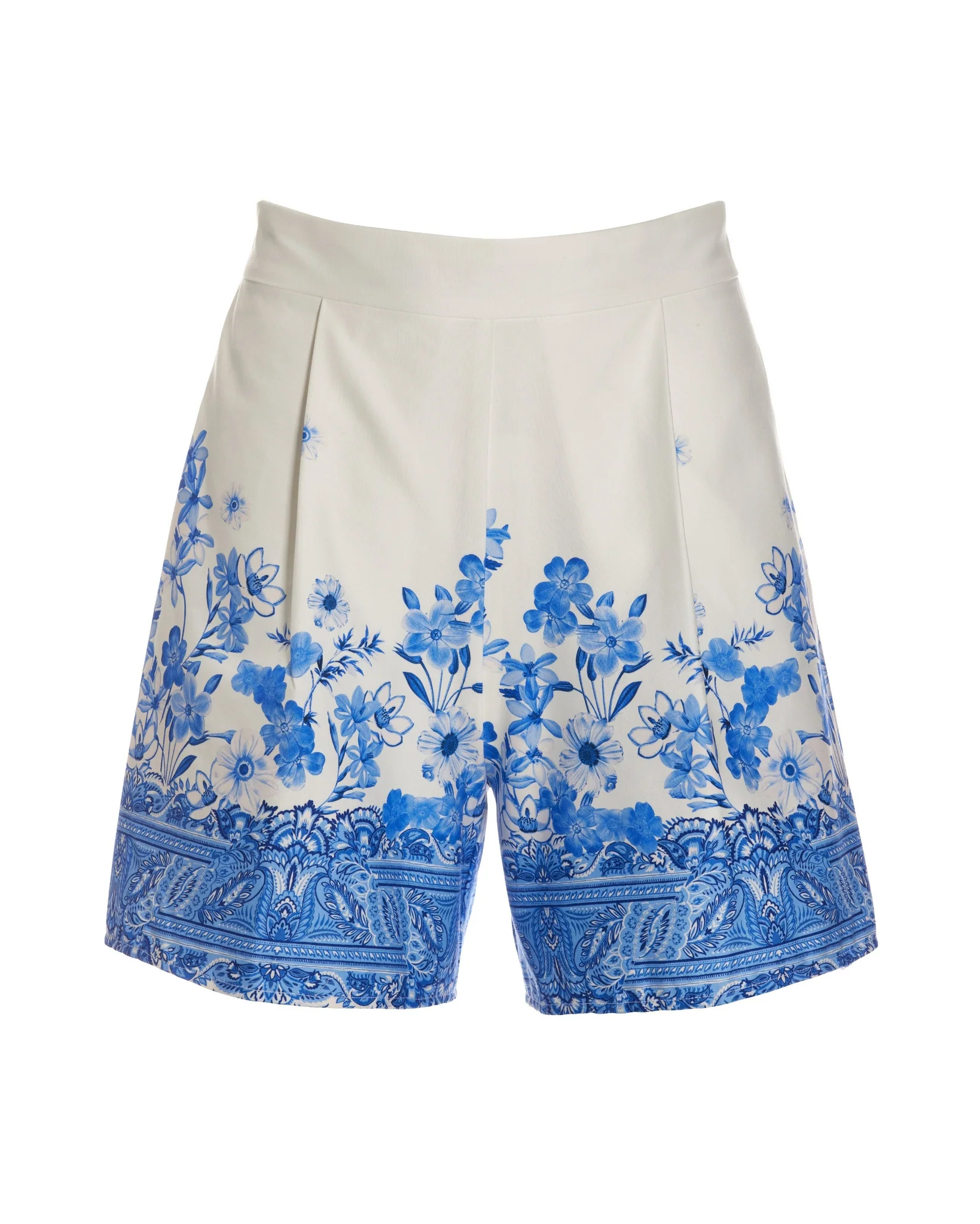 Wildflower Blues Print Short Blue