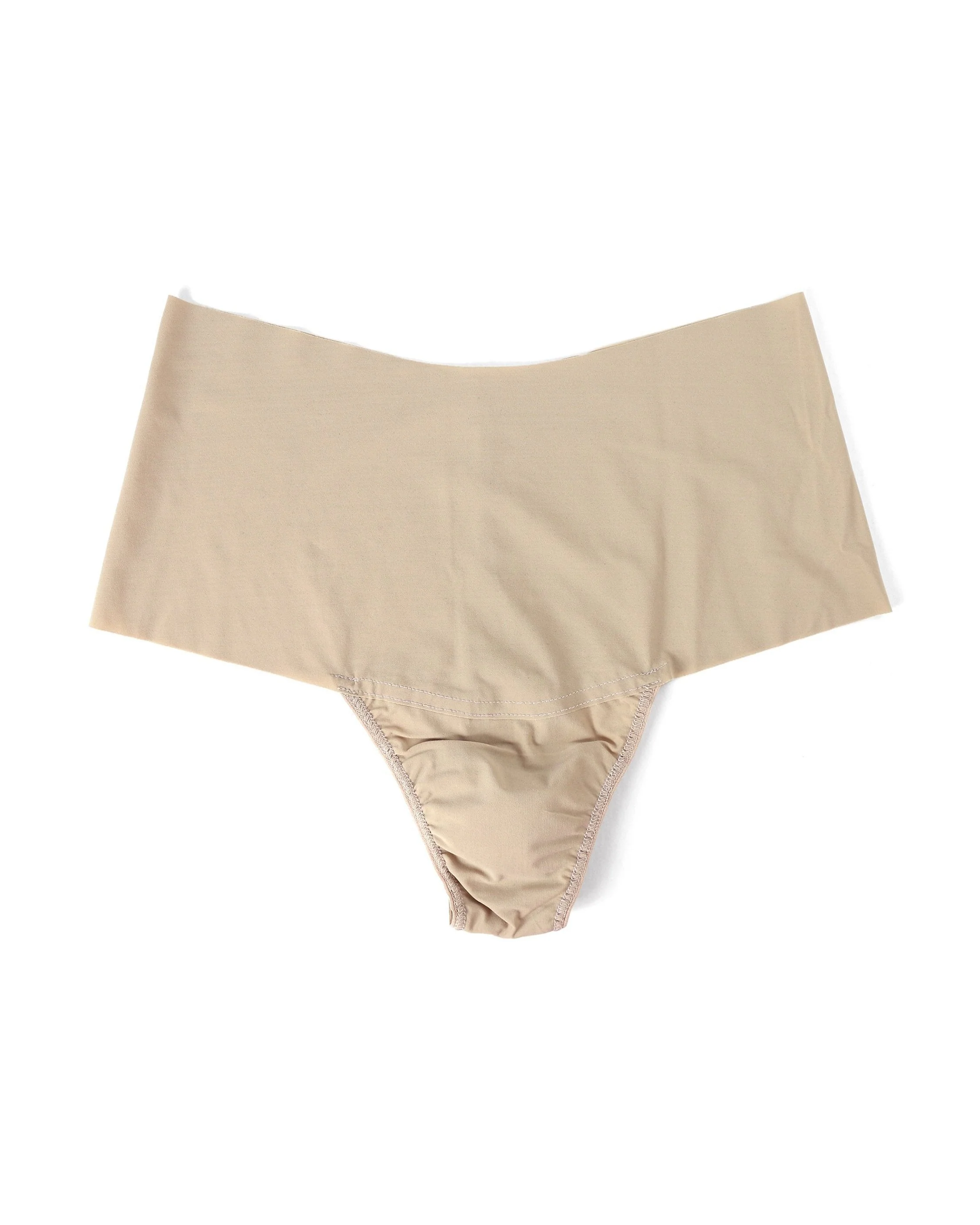 BreatheSoft High Rise Thong Taupe