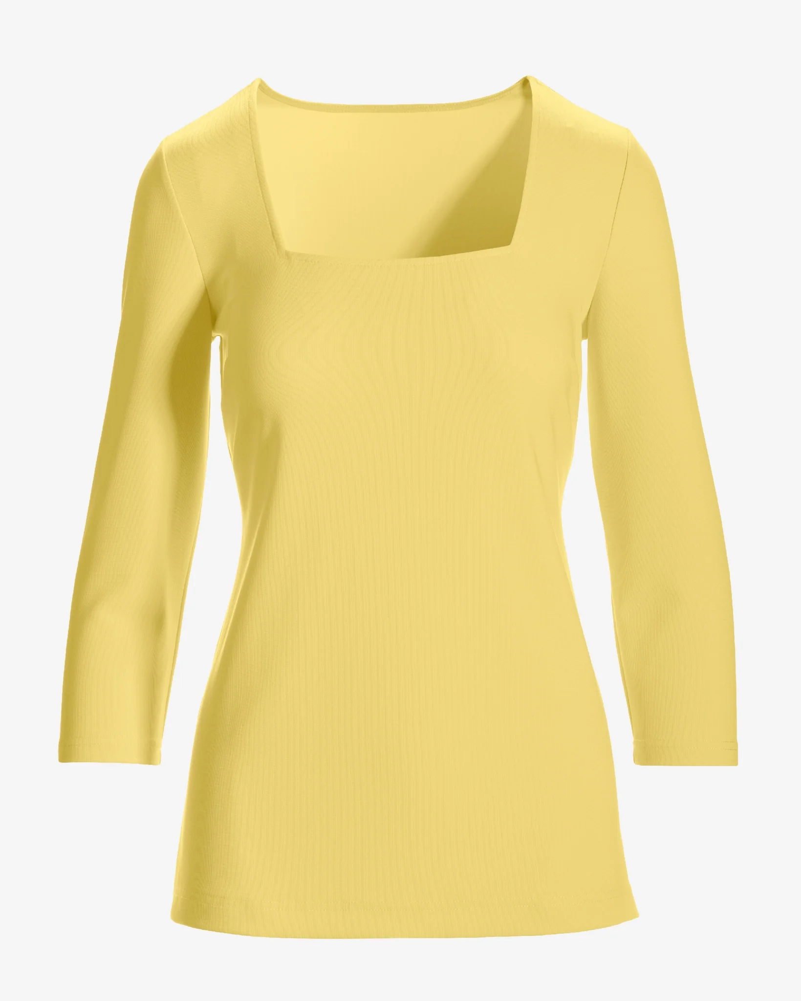 Beyond Travel Three Quarter Sleeve Top Lemon Drop