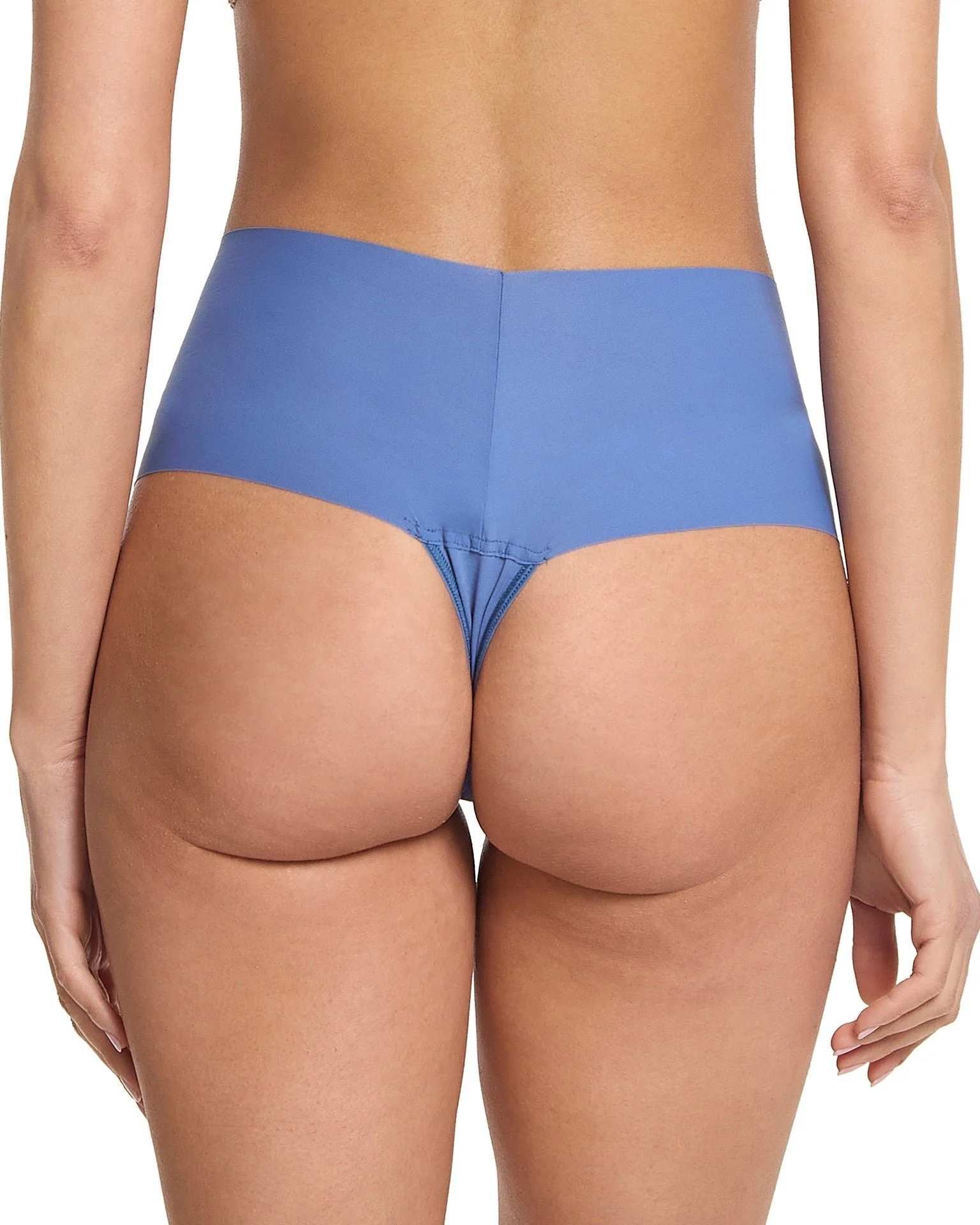 BreatheSoft High Rise Thong Rainy Day Blue