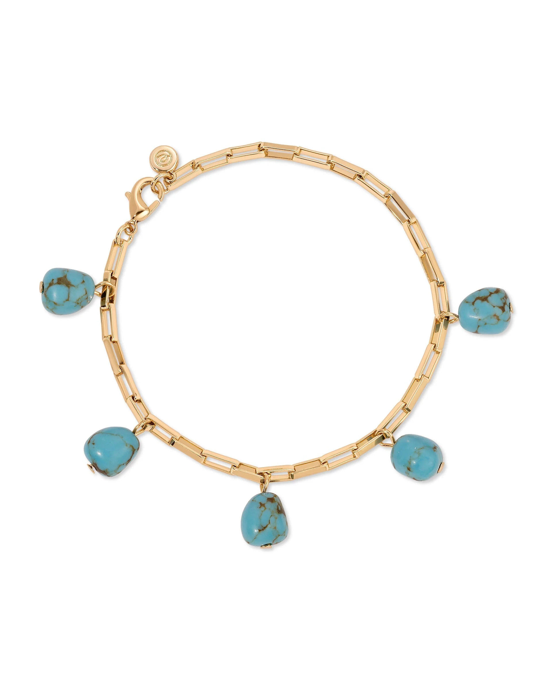 Turquoise Nugget Bracelet Set