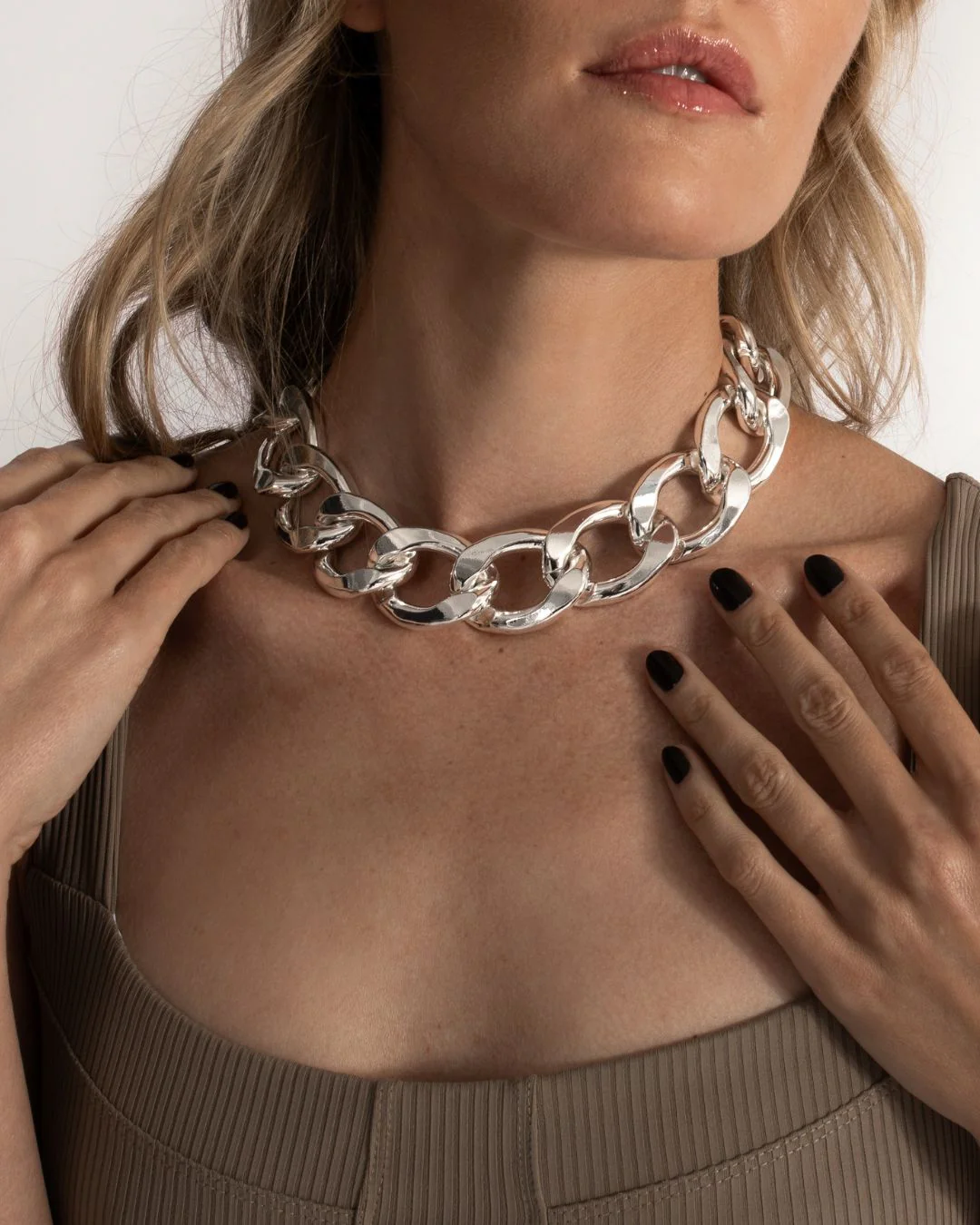 Azlin Necklace Silver