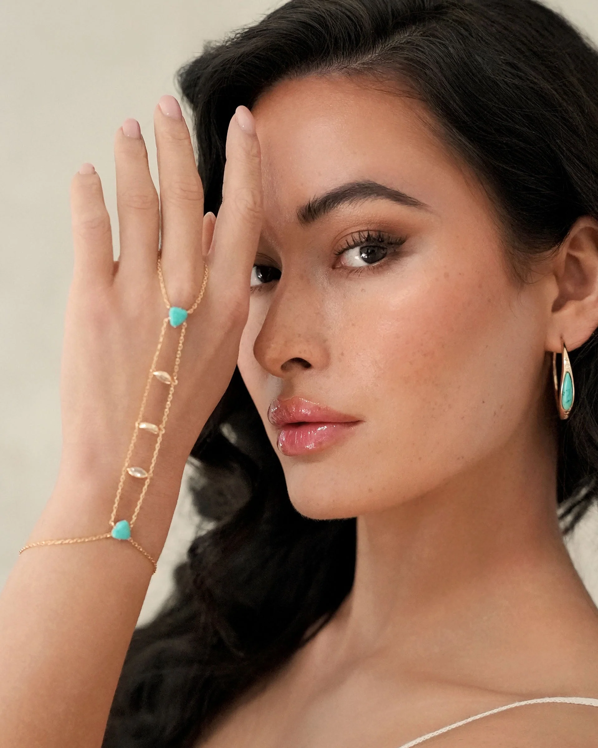 Turquoise Solstice Hand Chain