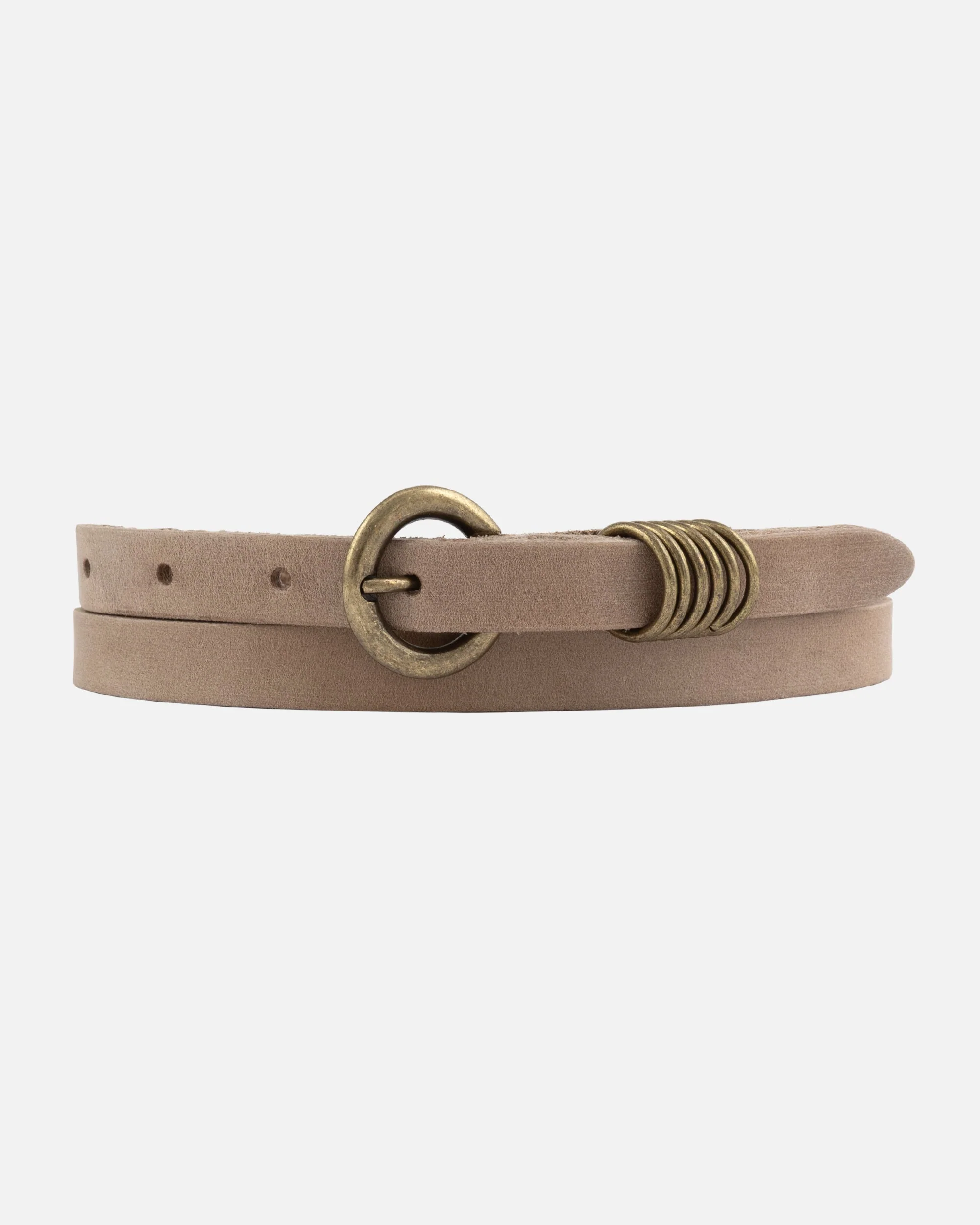 Alie | Skinny Leather Belt