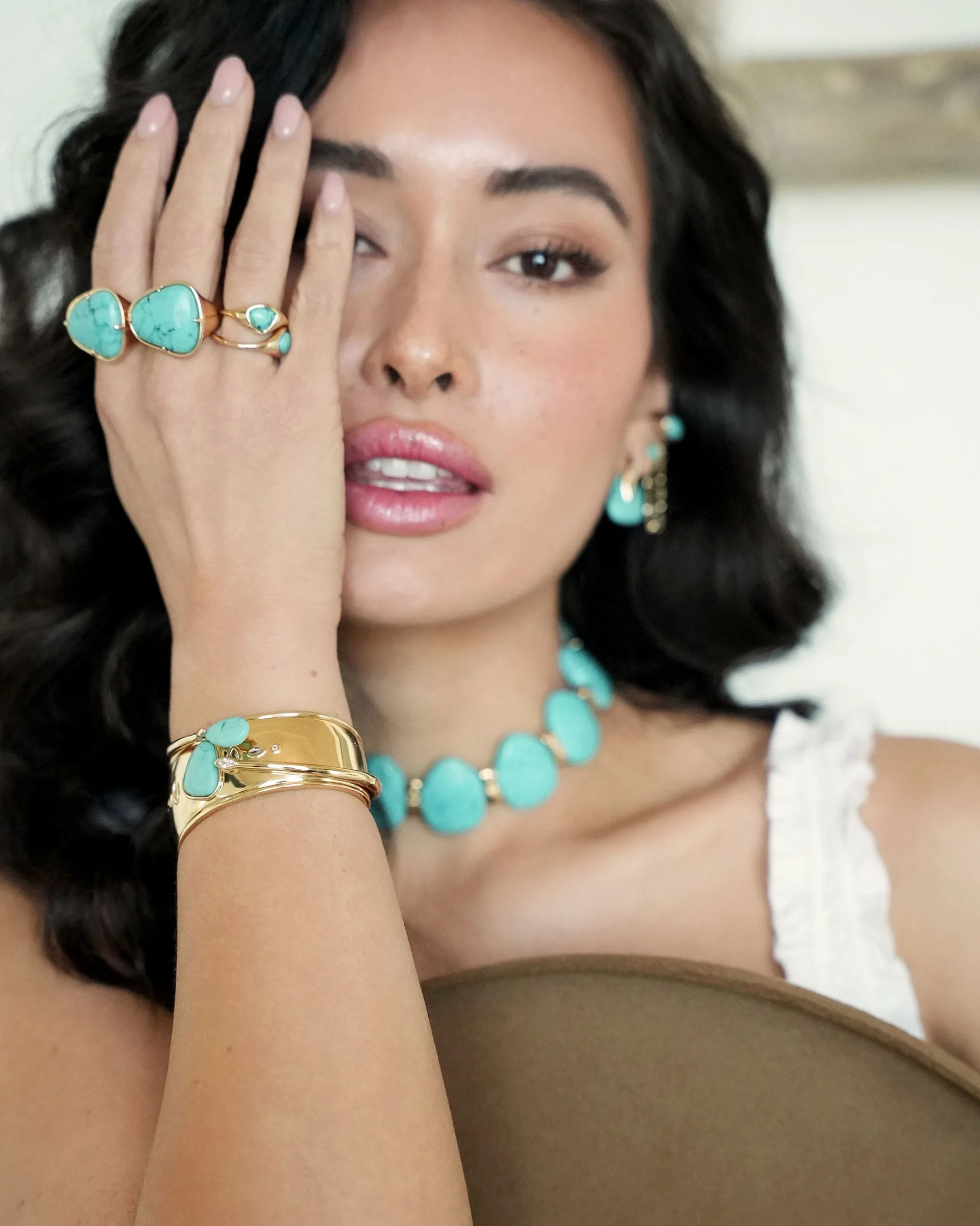 Turquoise Solstice Ring Stack