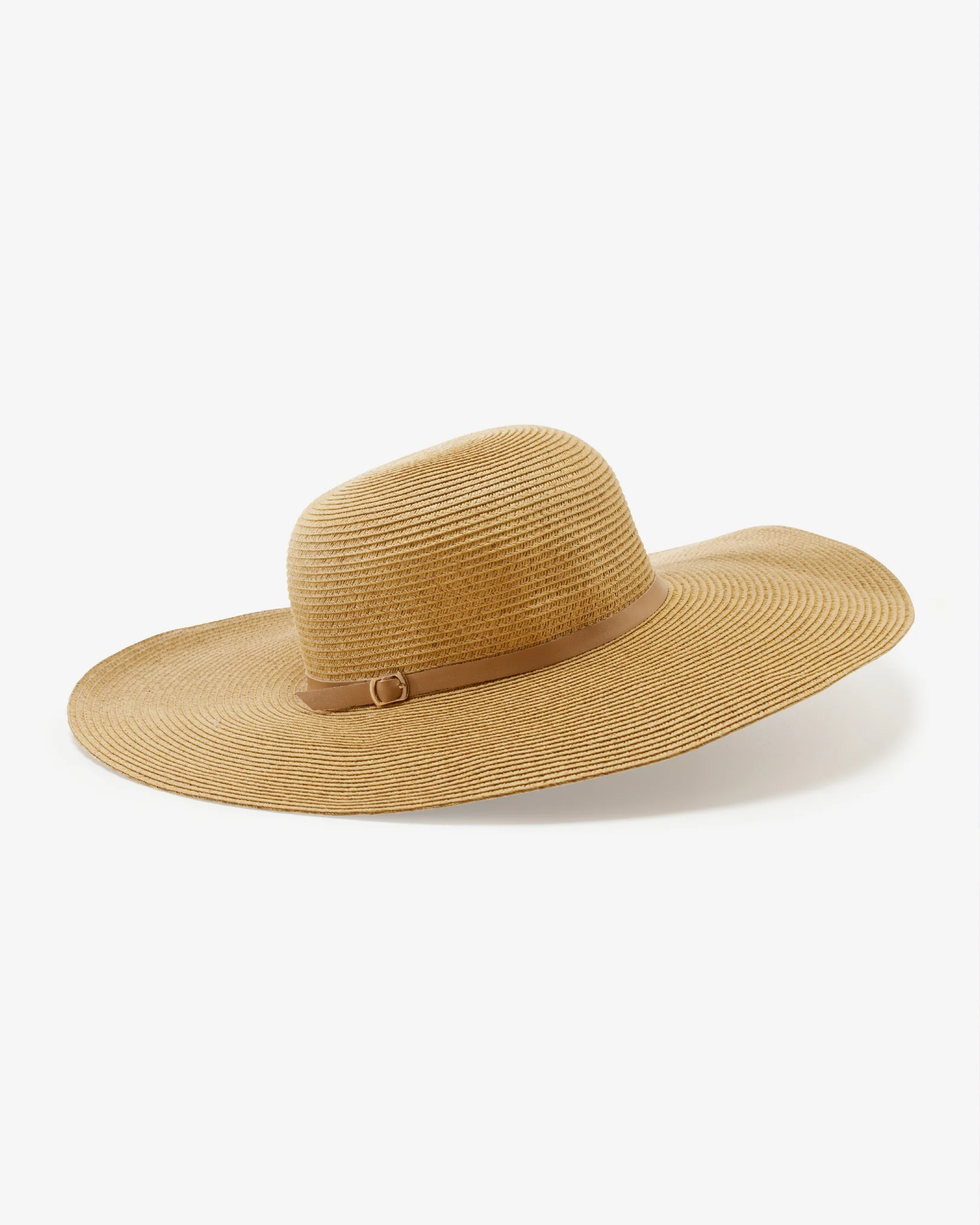 Wide Brim Floppy Hat Natural