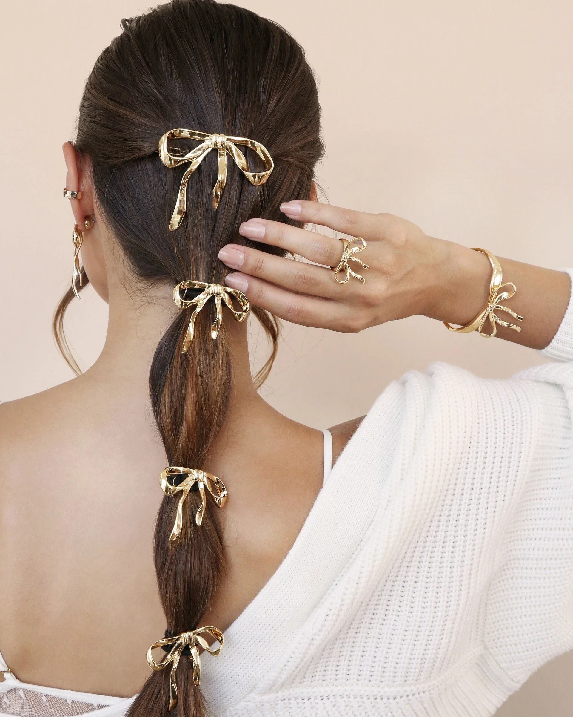 Bow Organica Hair Tie