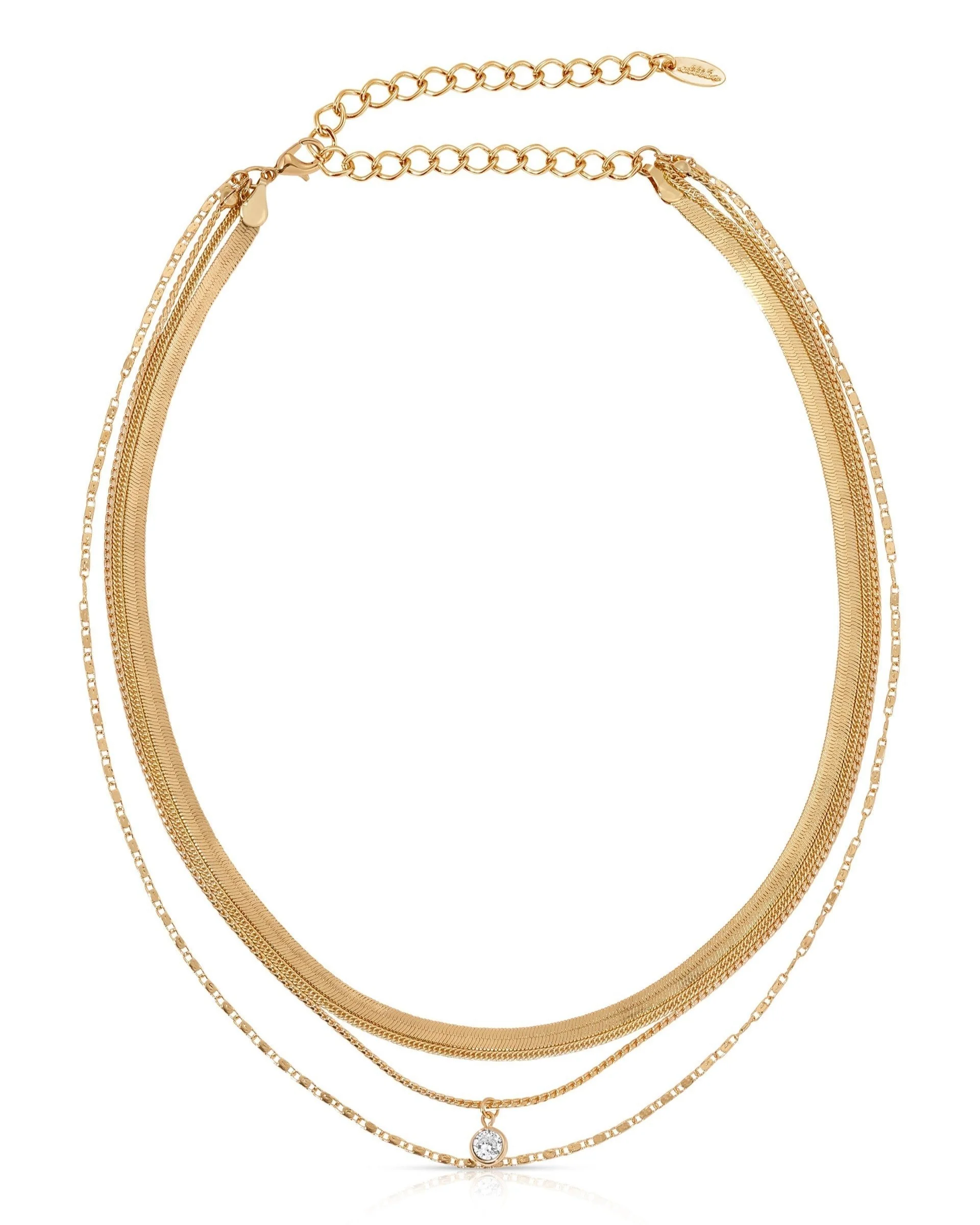 All the Chains Layered Necklace