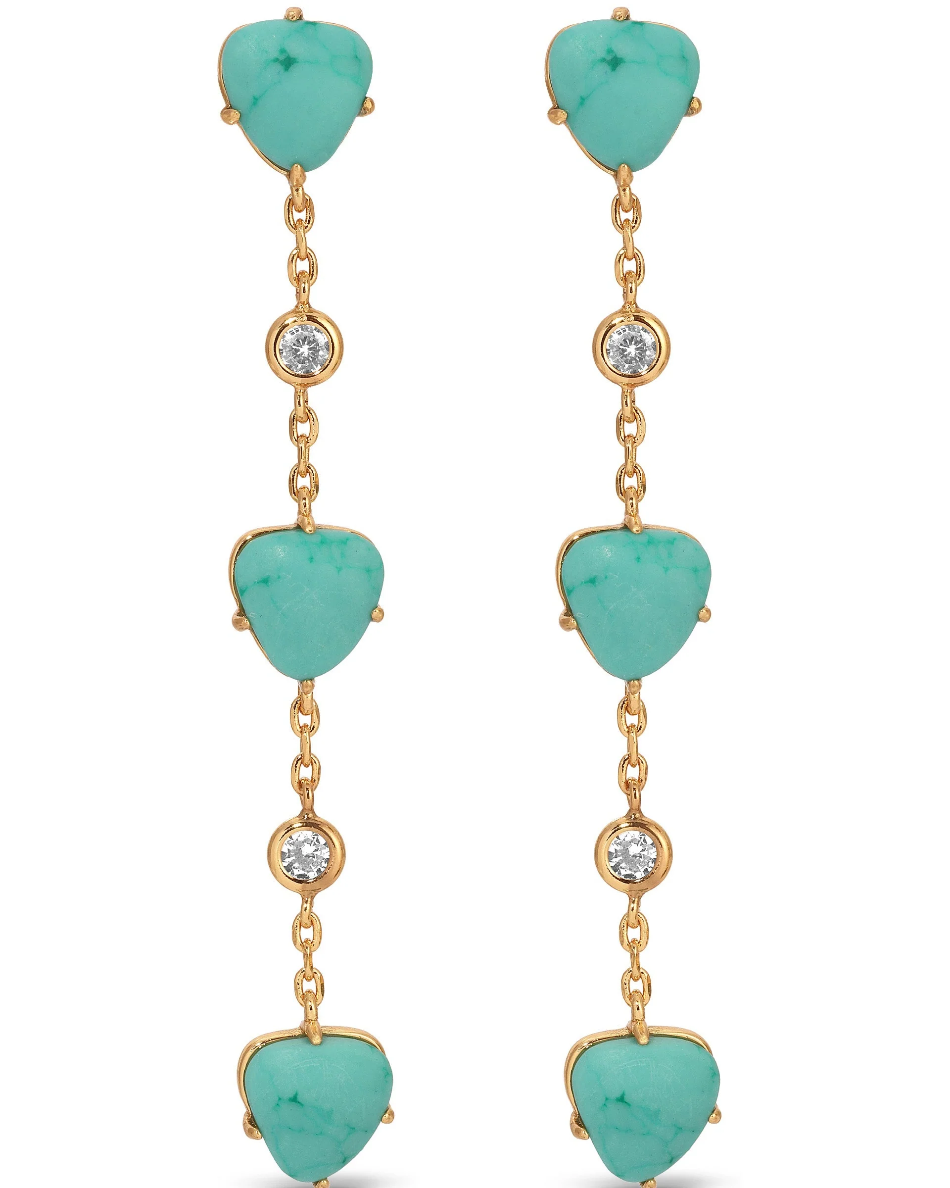 Turquoise Solstice Dangle Earrings